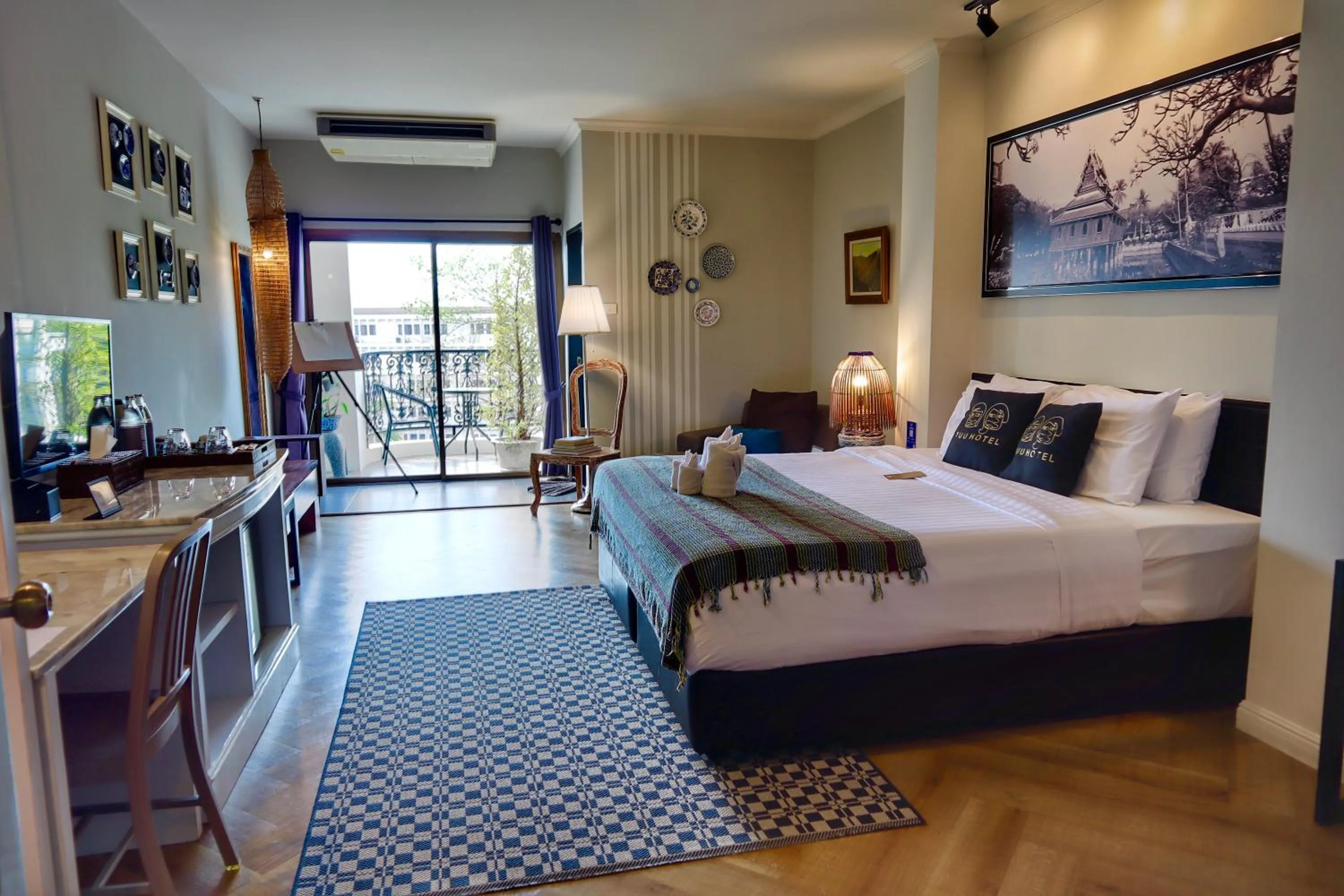 Bed in Yuu Hotel Ubon Ratchathani