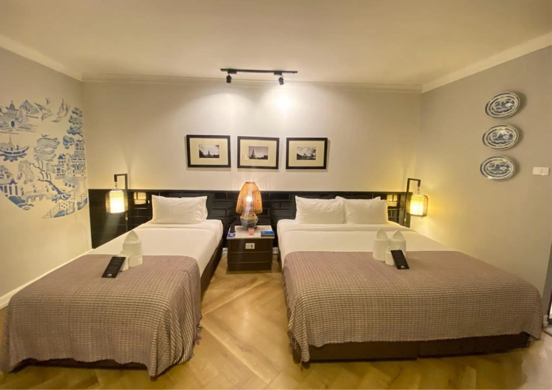 Photo of the whole room, Bed in Yuu Hotel Ubon Ratchathani