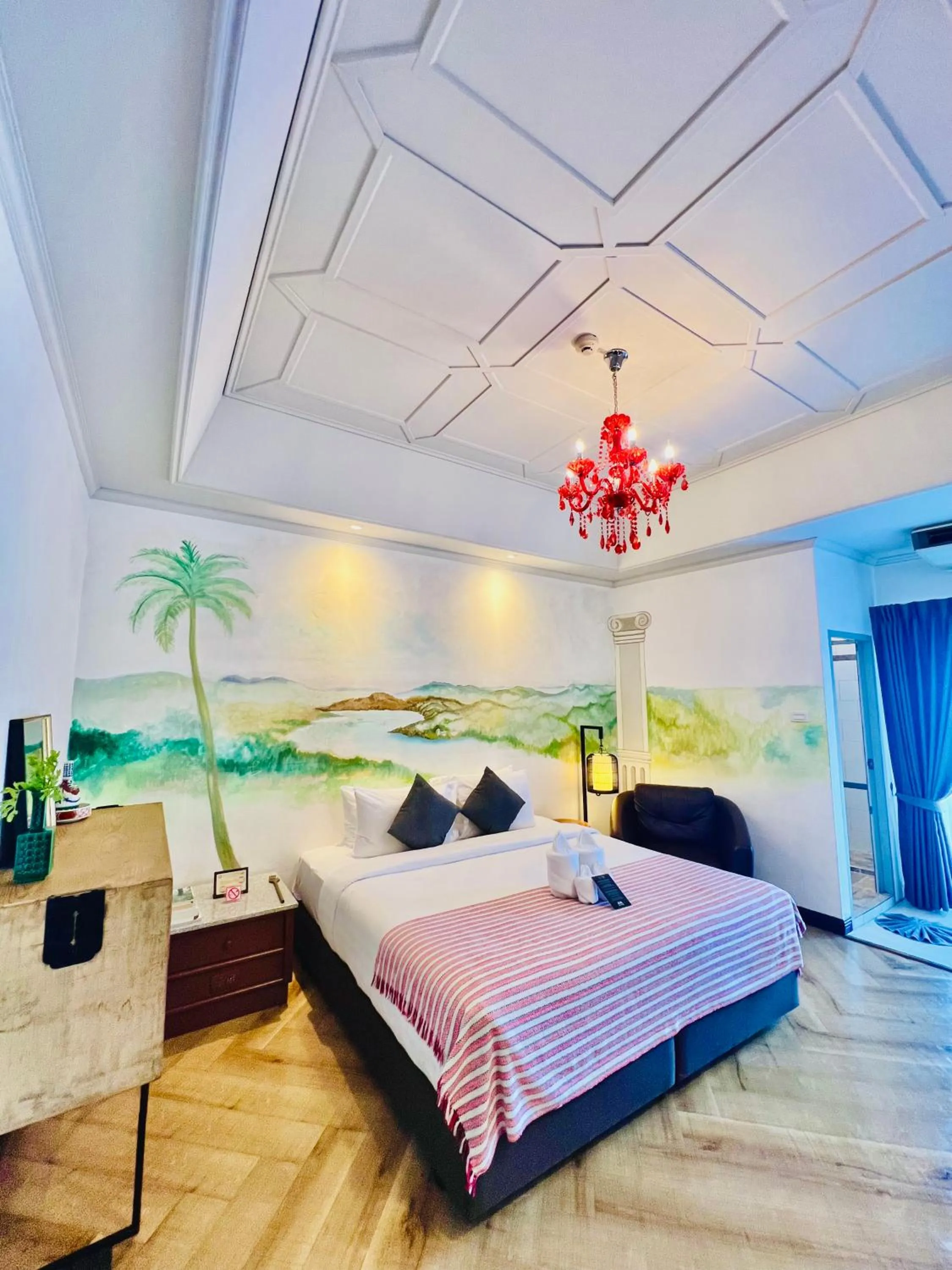 Photo of the whole room, Bed in Yuu Hotel Ubon Ratchathani