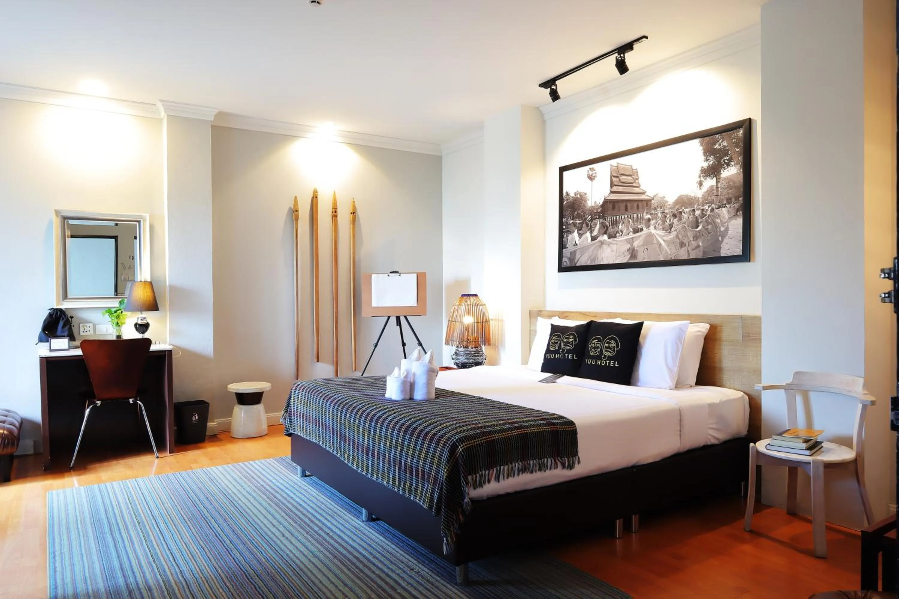 Bed in Yuu Hotel Ubon Ratchathani