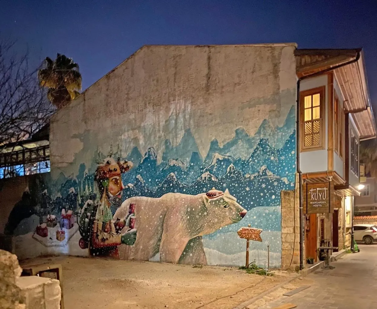 Property building in Kuyu Beergarden Hostel