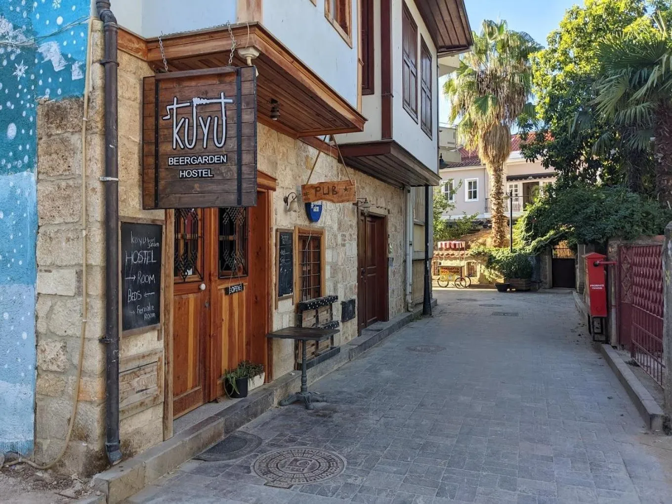 Property building in Kuyu Beergarden Hostel