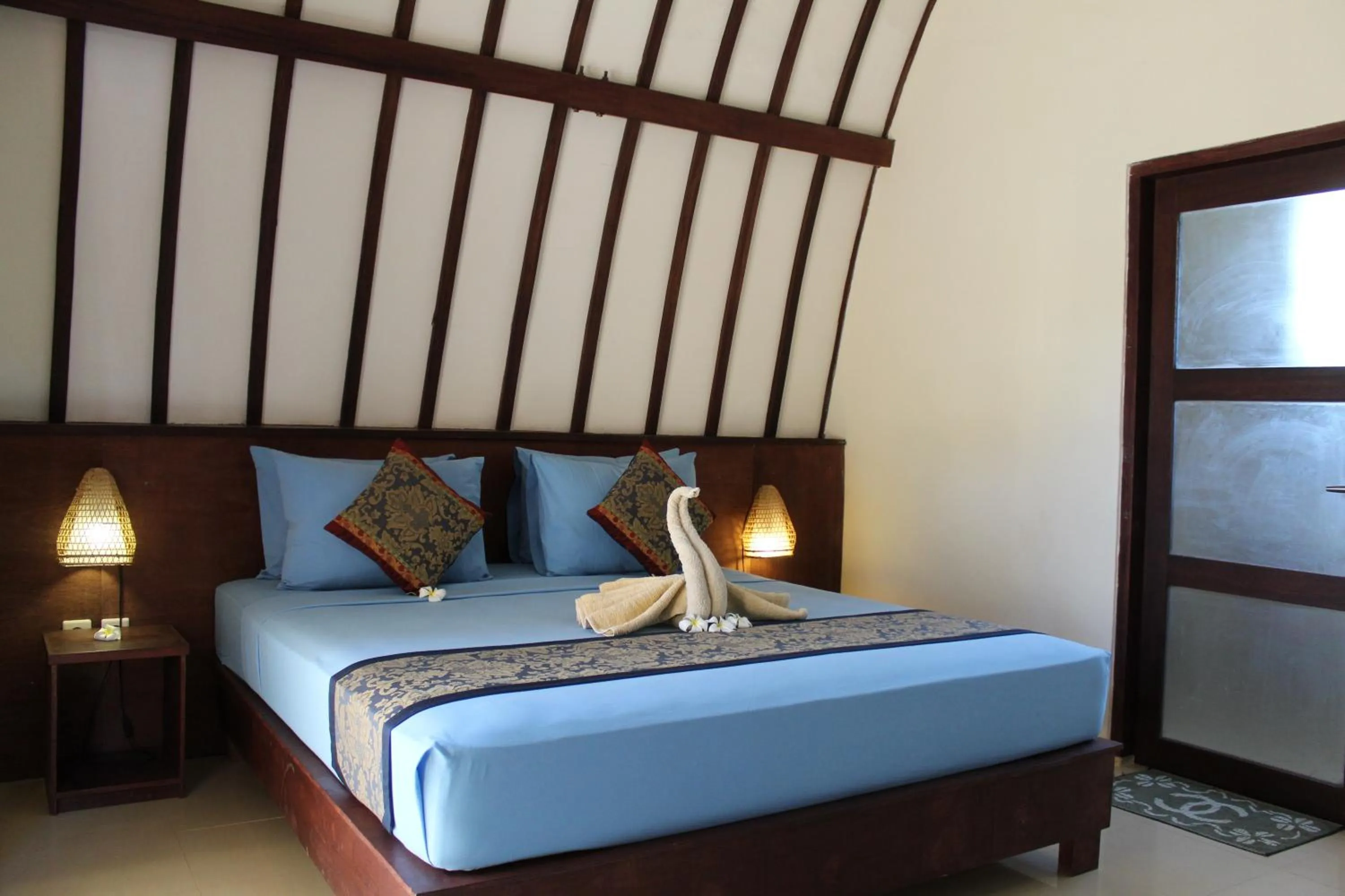 Bed in D'Gilian Bungalow