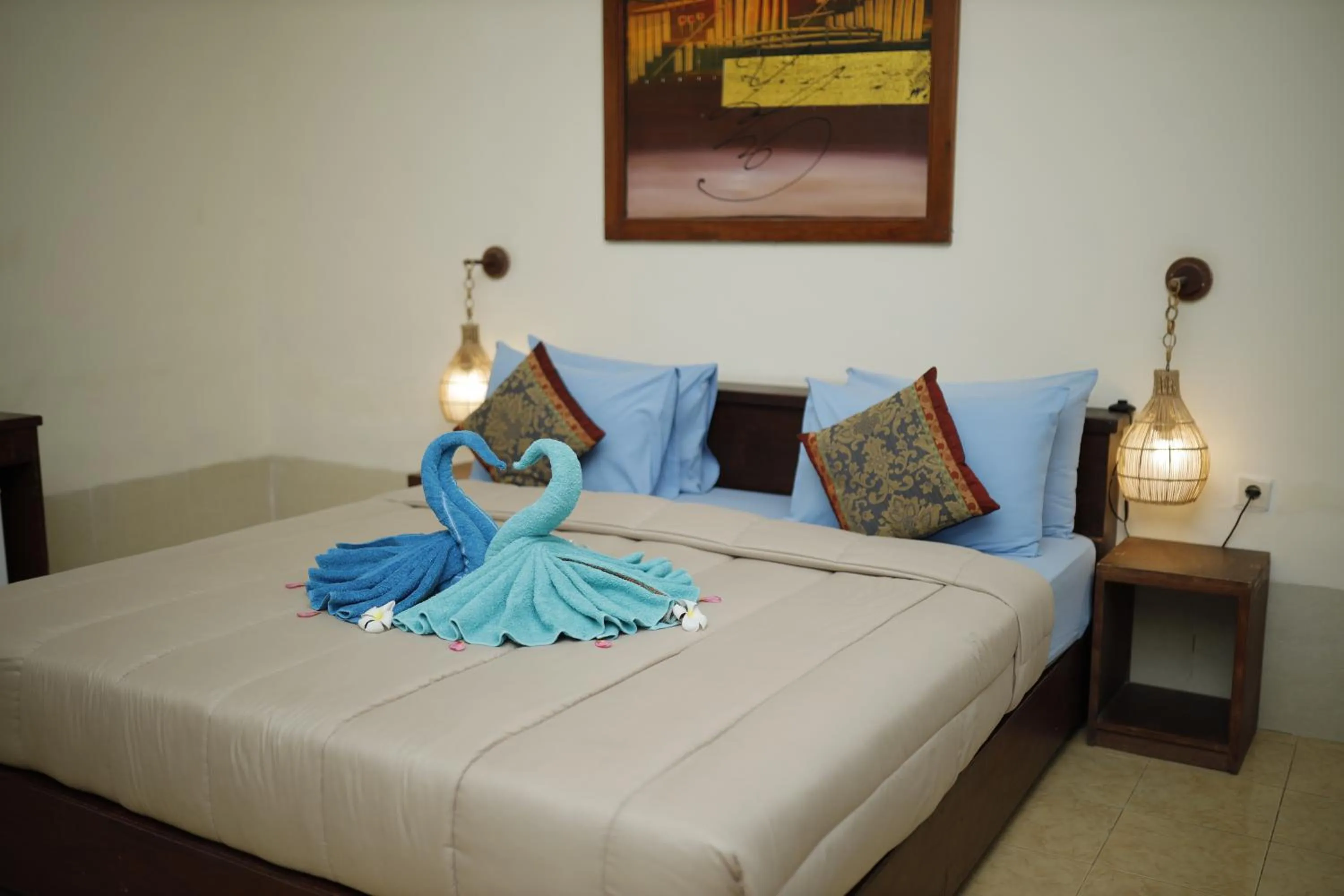 Bed in D'Gilian Bungalow