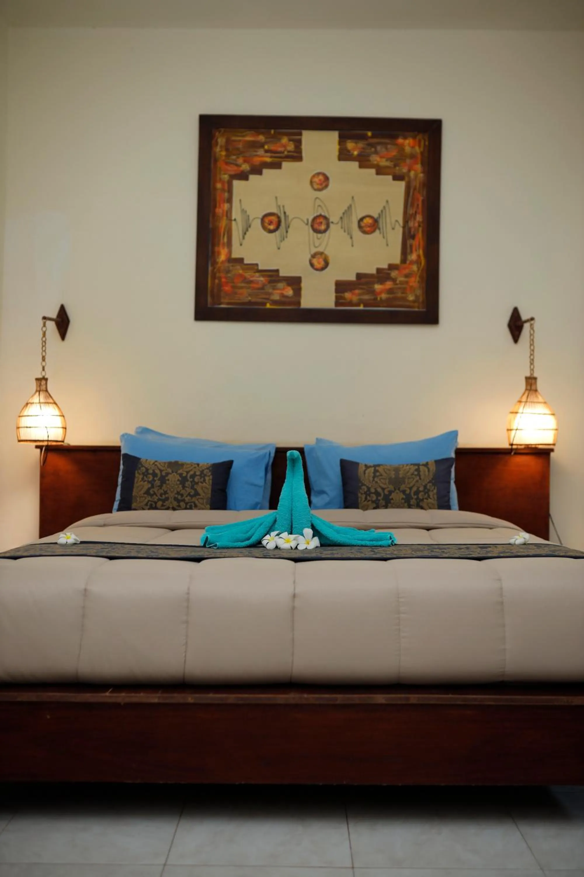 Bed in D'Gilian Bungalow