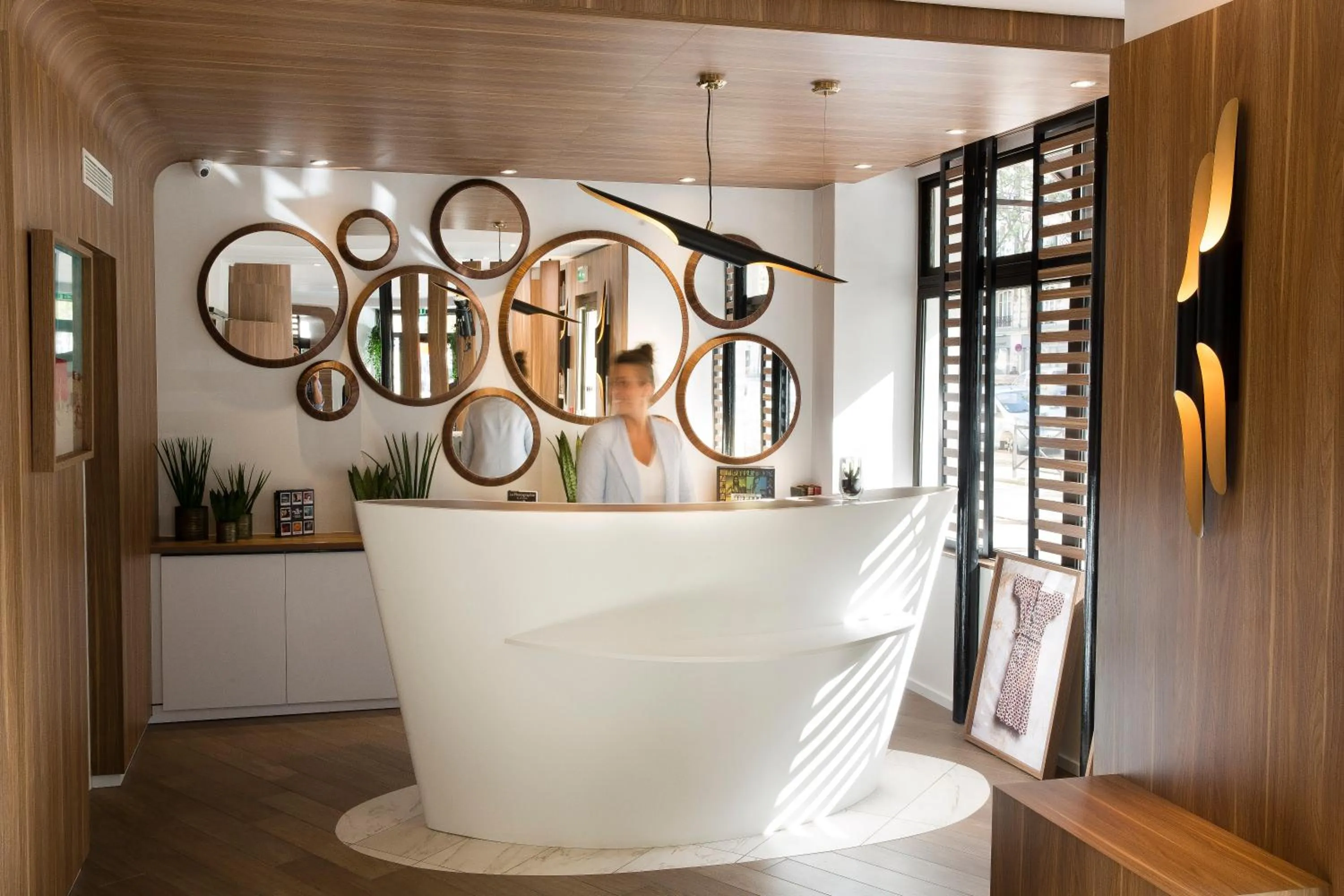 Lobby or reception in Hôtel Eiffel Turenne