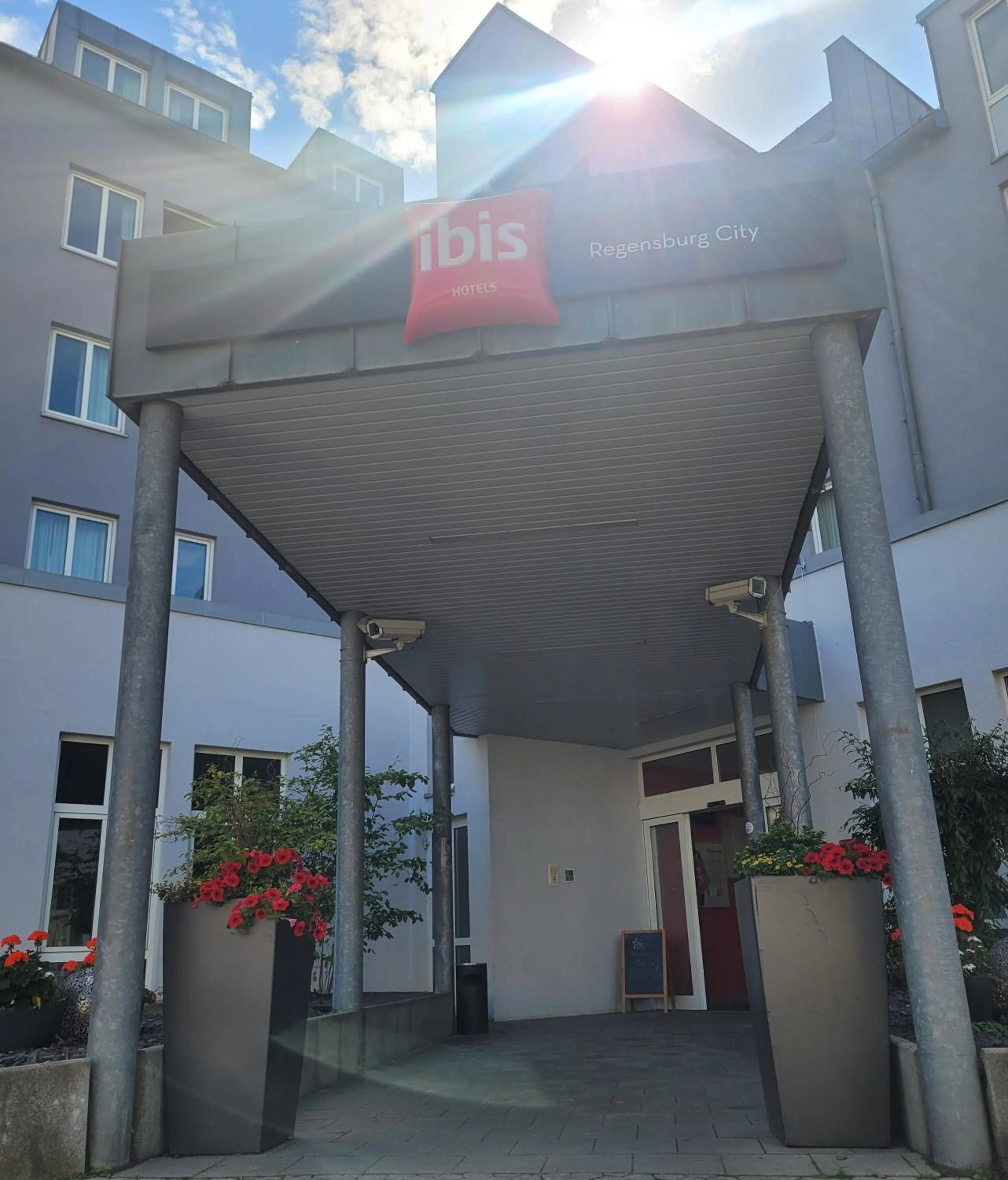 Property building in ibis Hotel Regensburg City