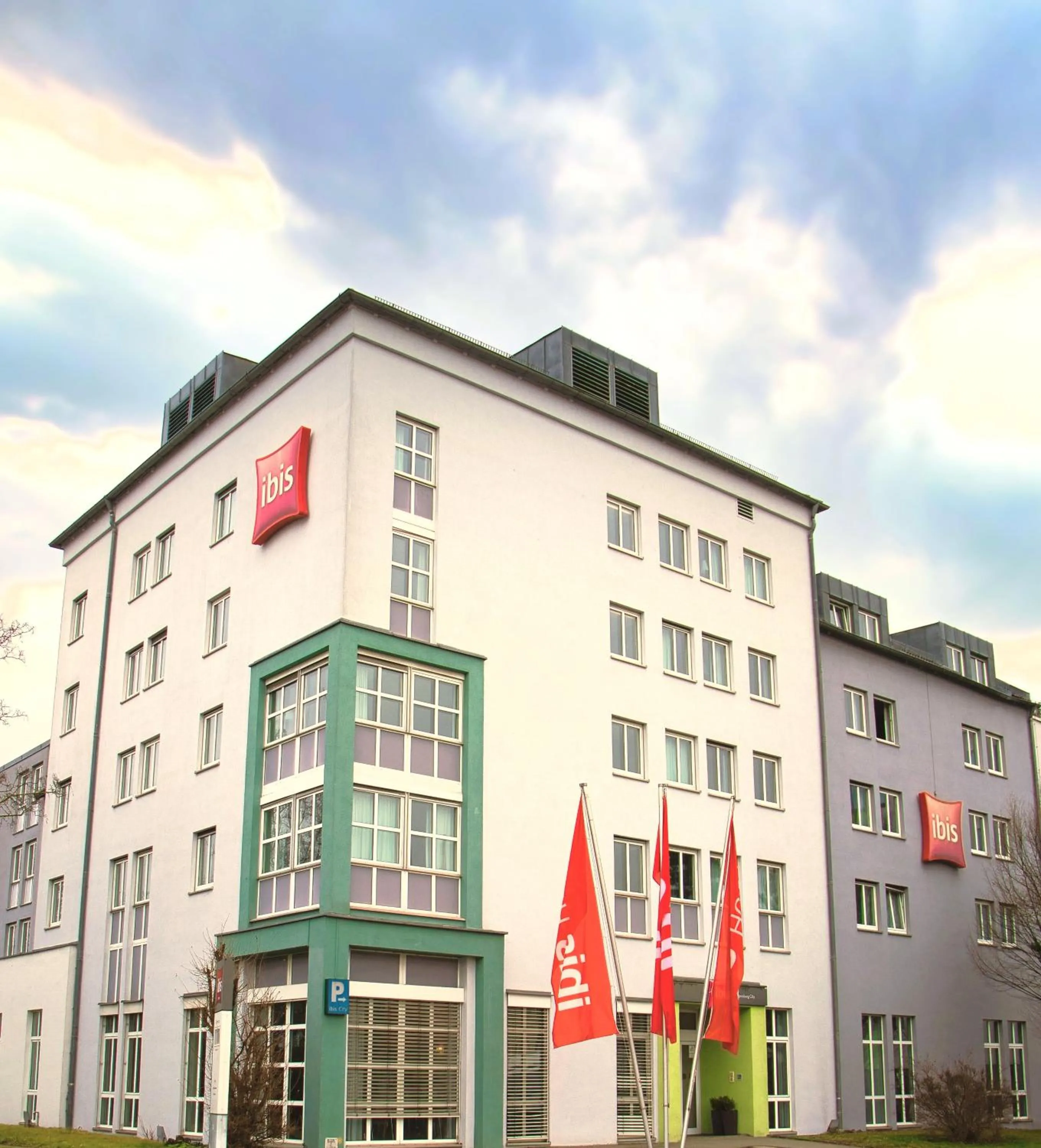 Property building in ibis Hotel Regensburg City