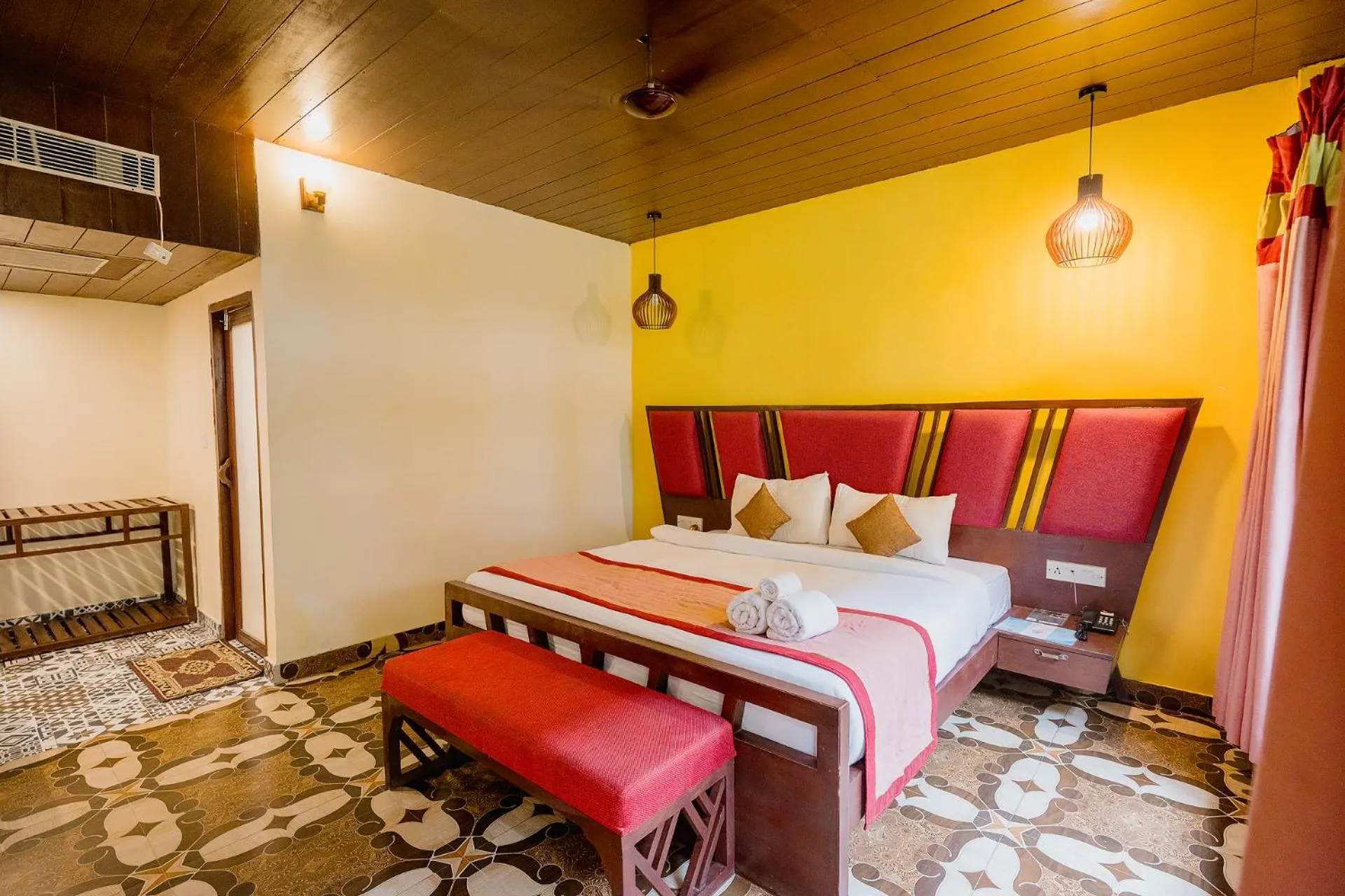 Bed in Silver Sand Village Resort