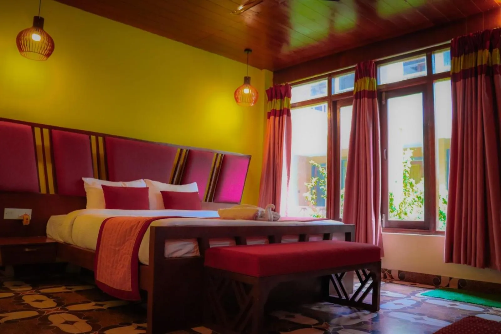 Bed in Silver Sand Village Resort