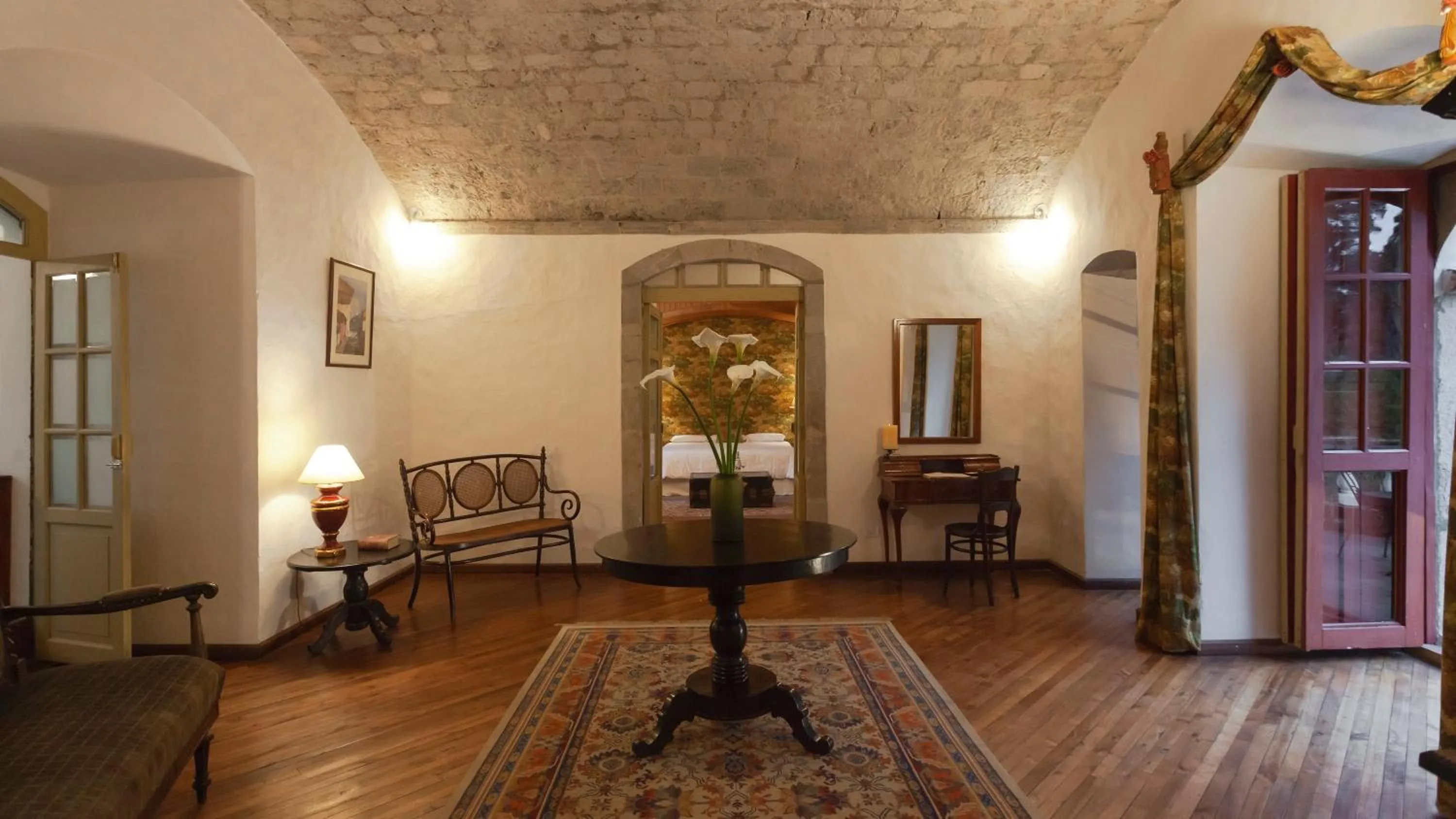 Living room in Hacienda La Cienega