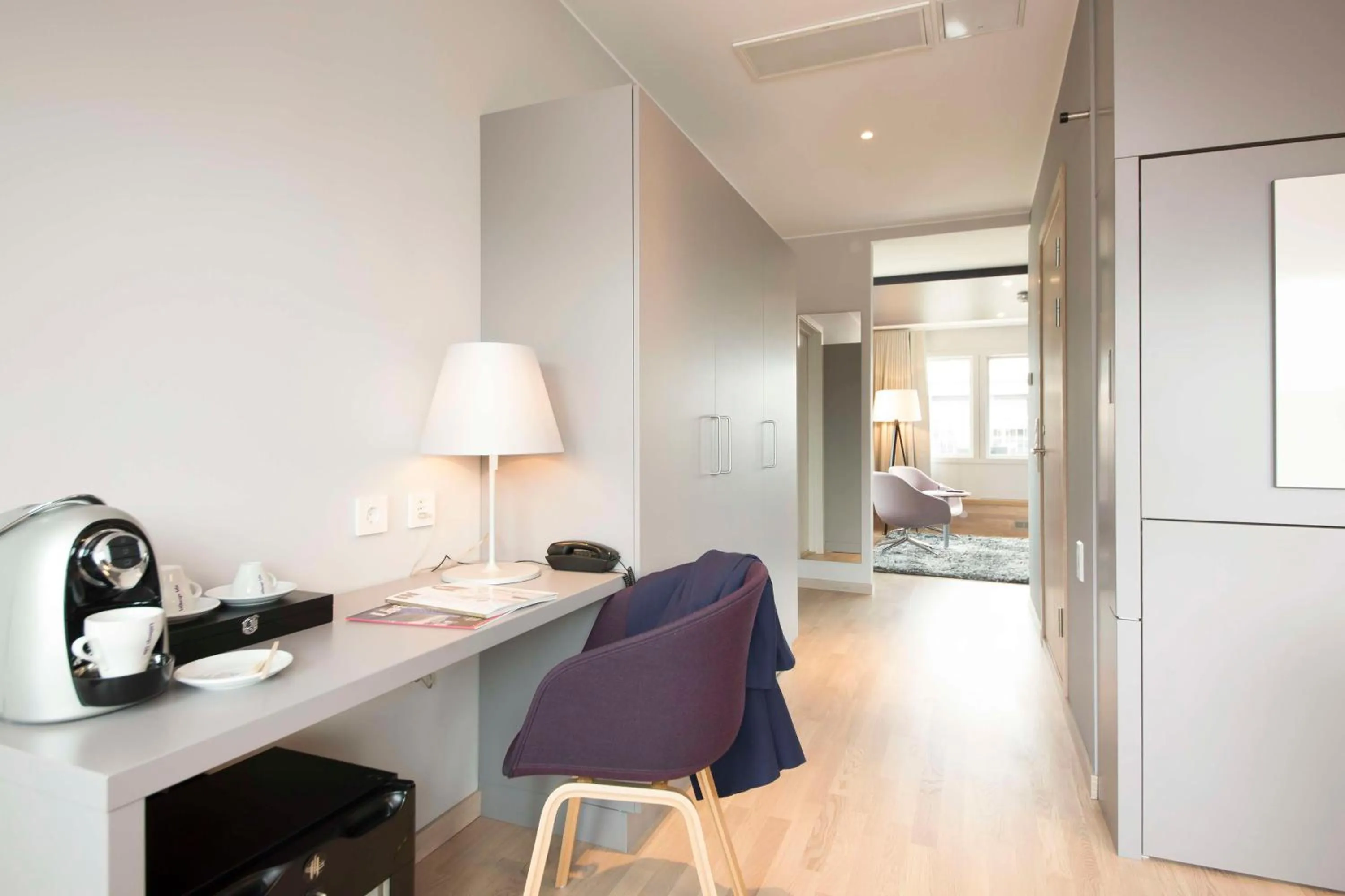 Photo of the whole room, Bed in Scandic Sjølyst