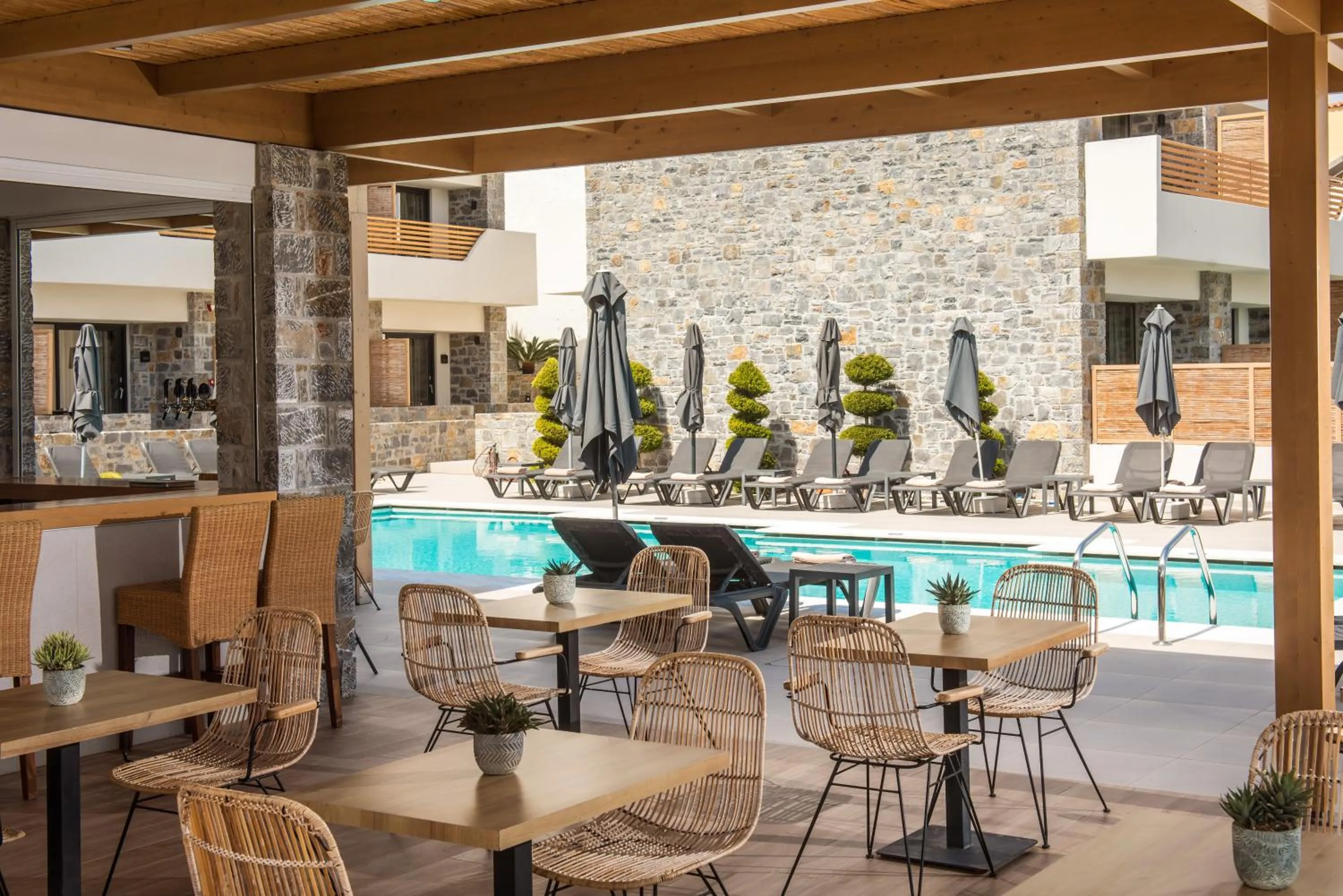 Restaurant/places to eat, Swimming Pool in Casa Blu Boutique Hotel "by Checkin" Adults Only