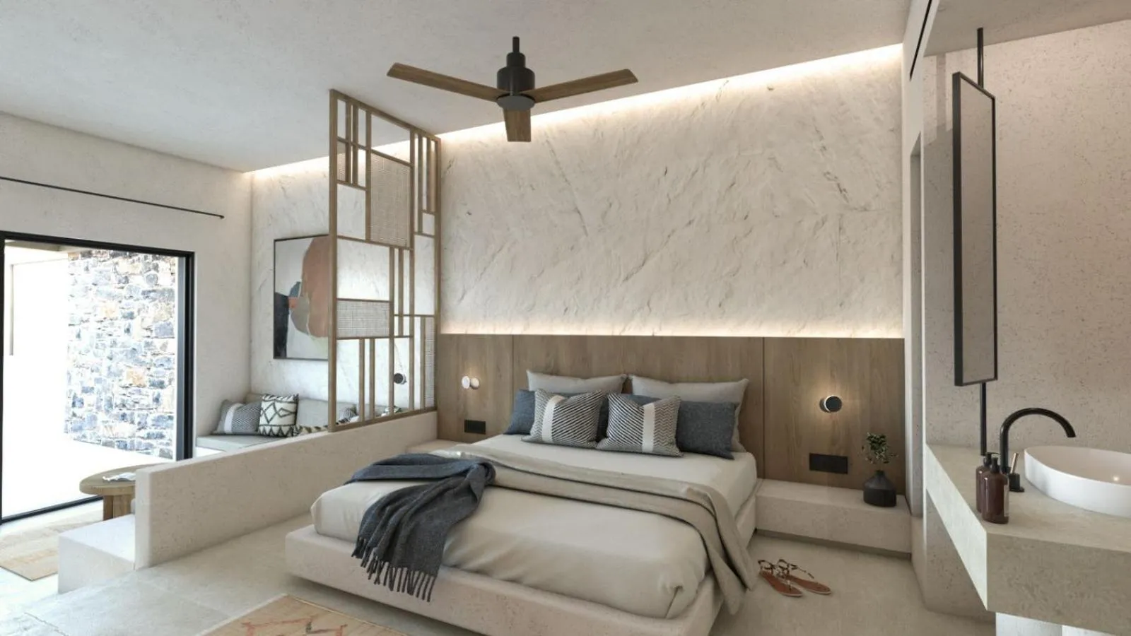 Bed in Casa Blu Boutique Hotel "by Checkin" Adults Only