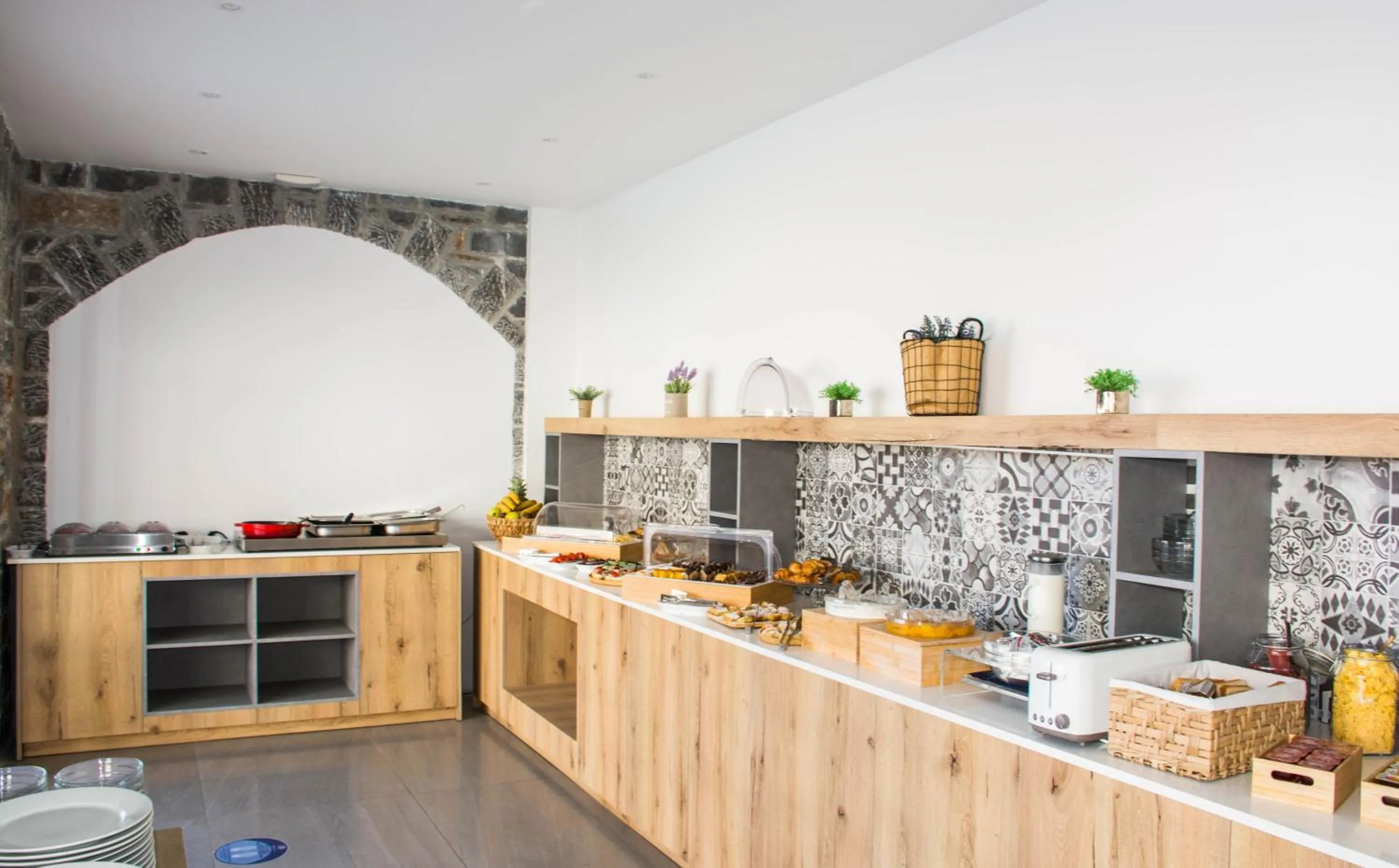 Breakfast, Kitchen/Kitchenette in Casa Blu Boutique Hotel "by Checkin" Adults Only