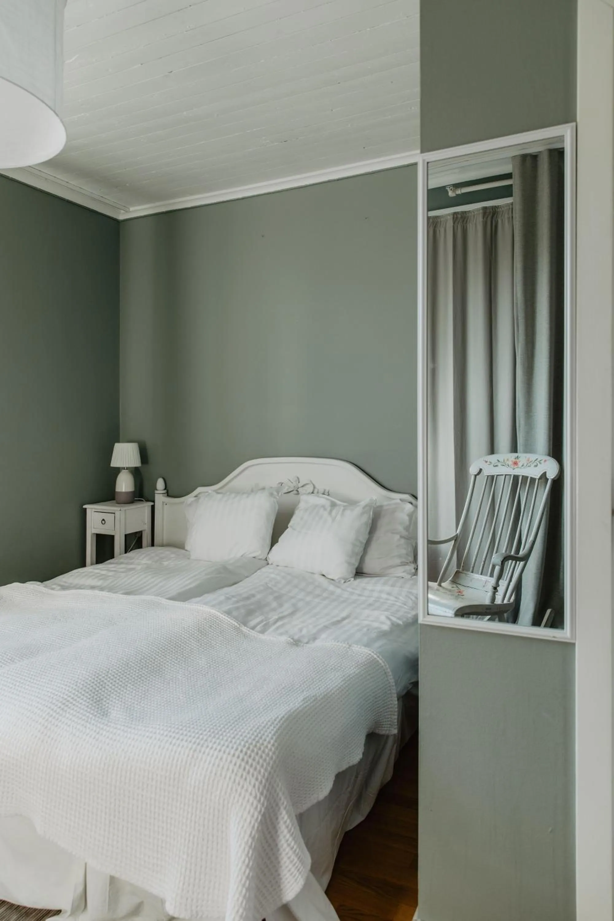 Bedroom, Bed in Slottsparken Motel