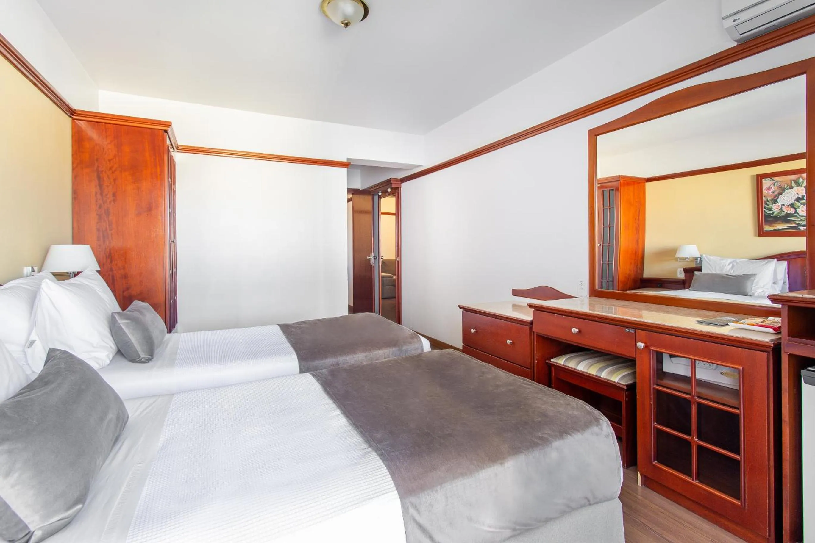 Bed in Jandaia Turismo Hotel