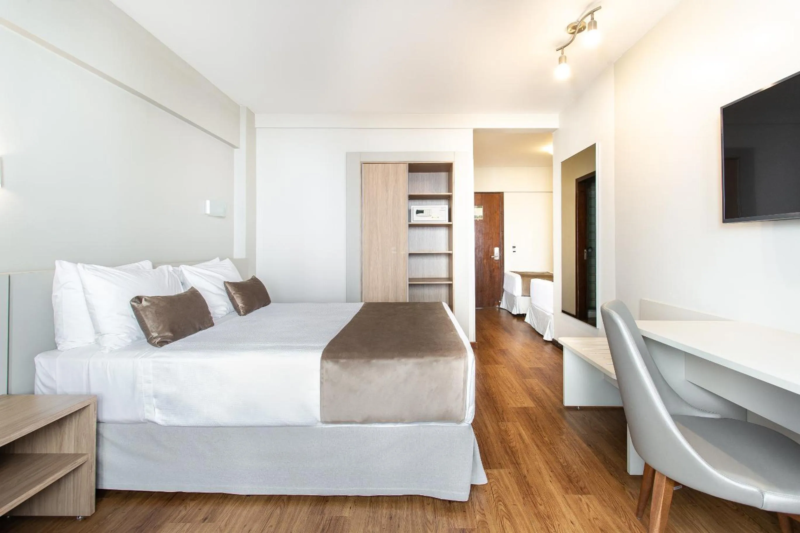 Bed in Jandaia Turismo Hotel