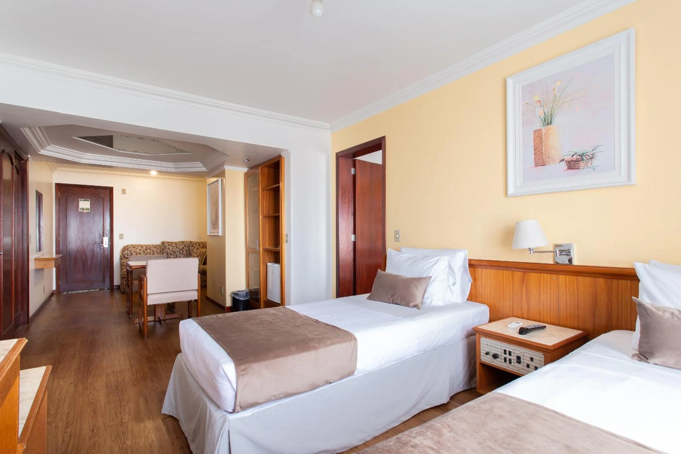 Bed in Jandaia Turismo Hotel