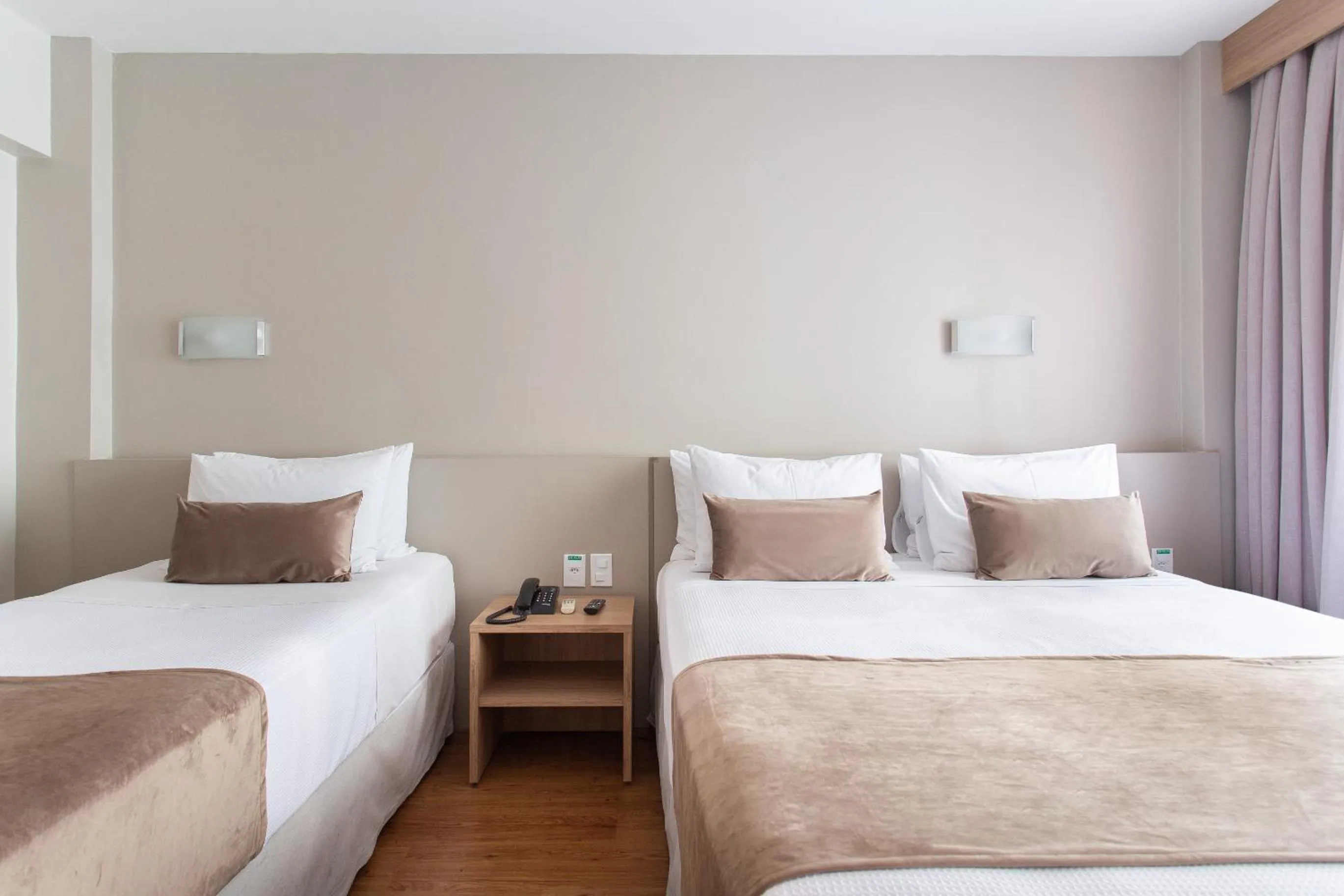 Bed in Jandaia Turismo Hotel