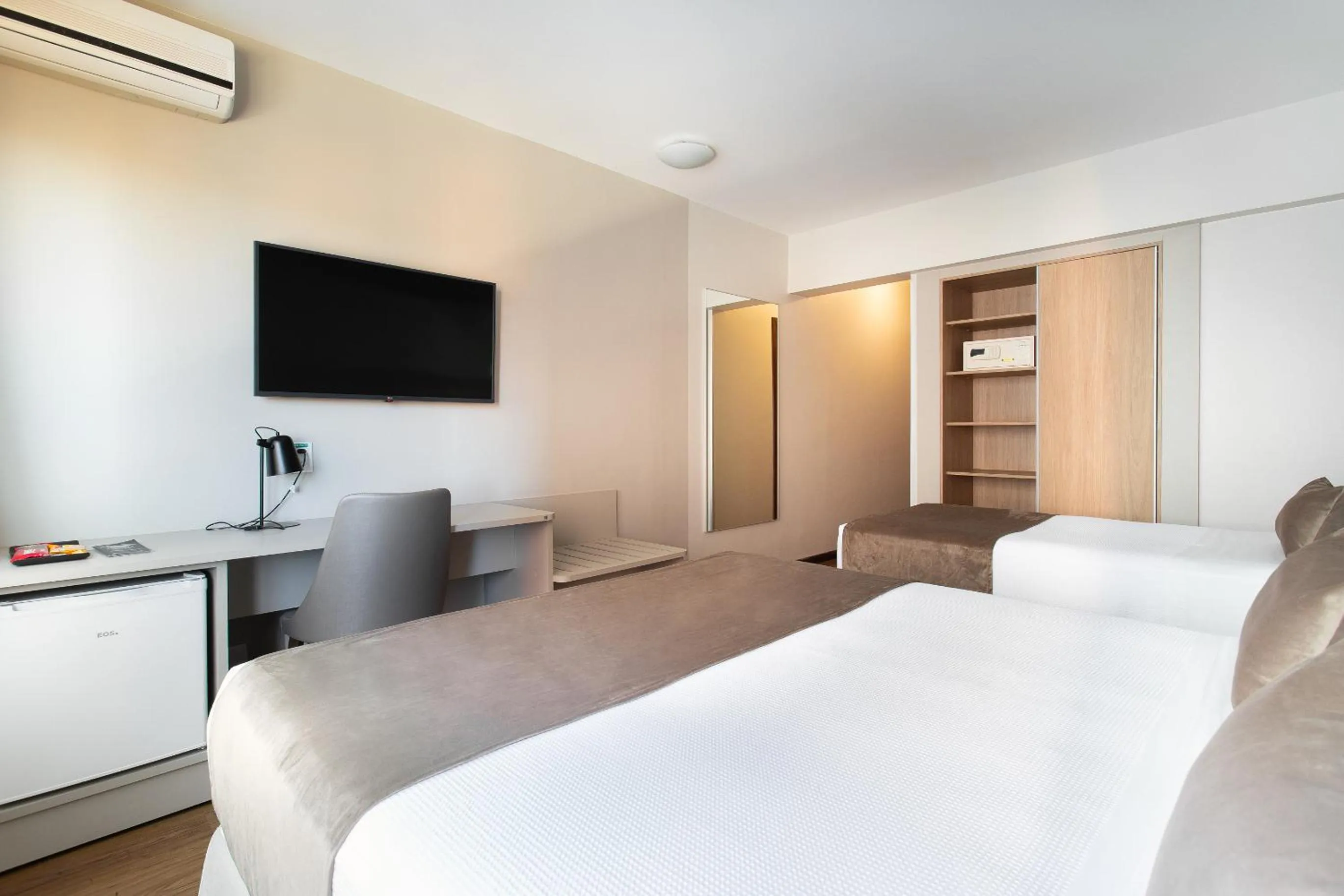 Bed in Jandaia Turismo Hotel