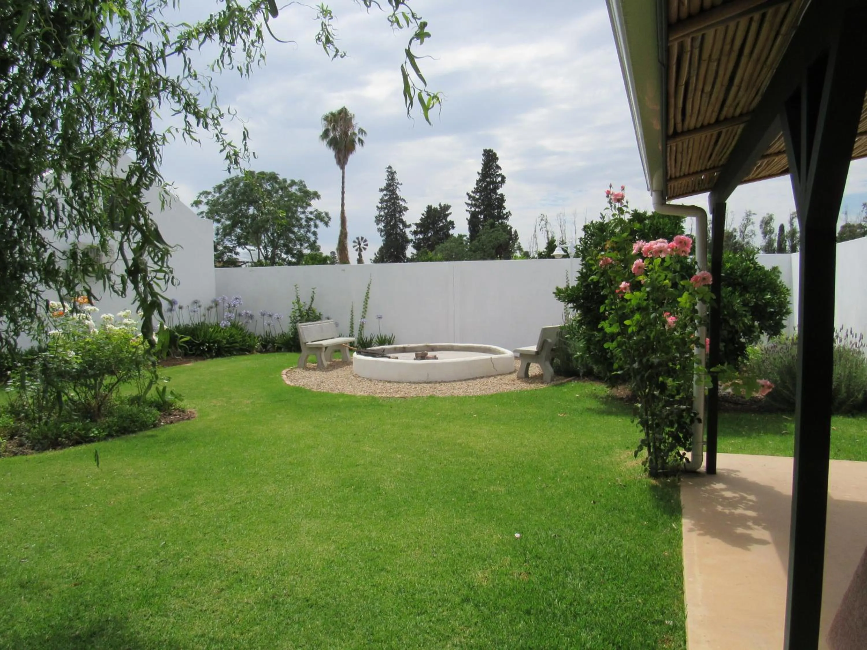 Garden view in Happy Lands Farmstay