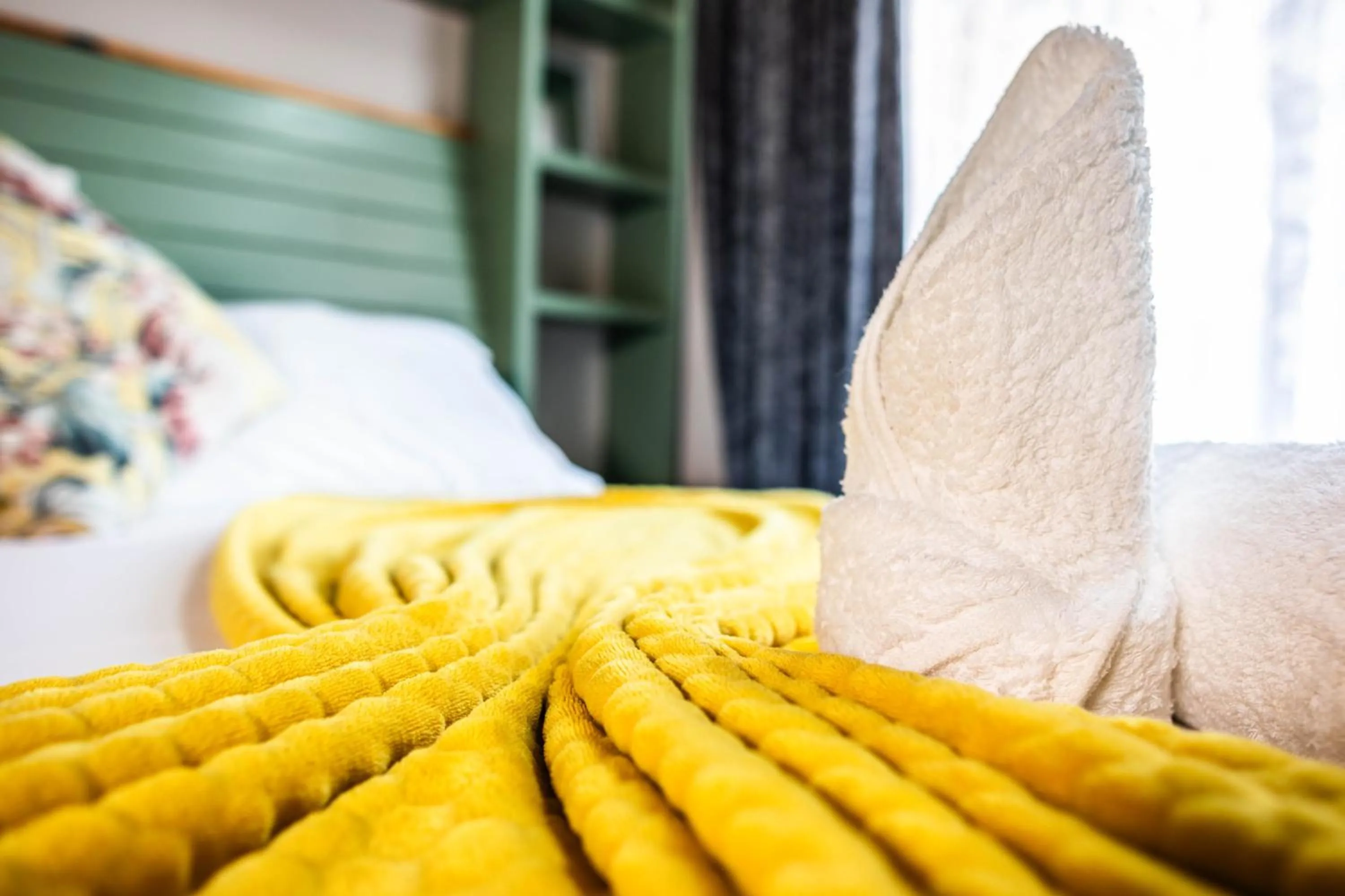 Bed in Gorgeous Gecko Guesthouse