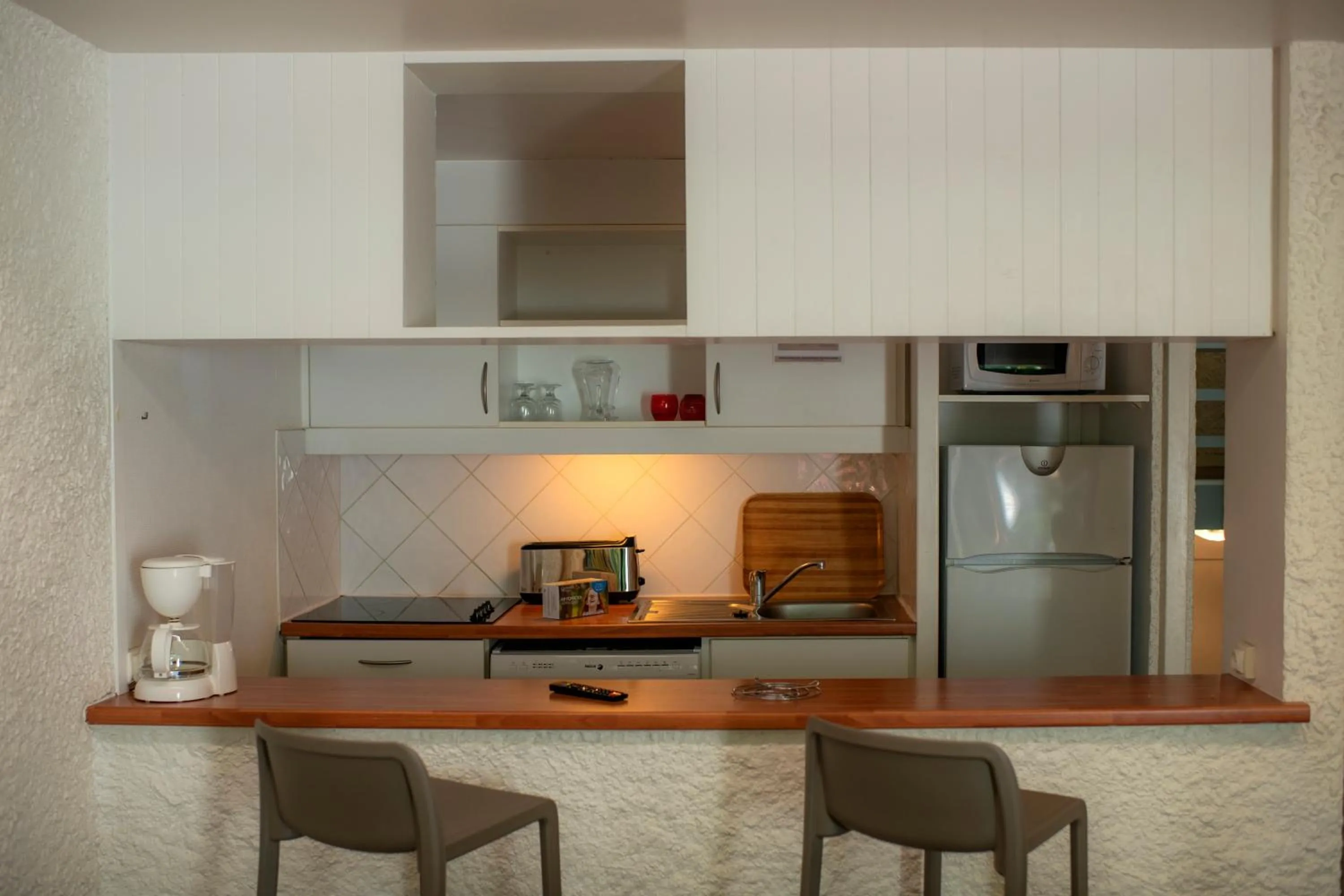 Kitchen or kitchenette in Résidence Vacances Bleues Domaine de l'Agréou