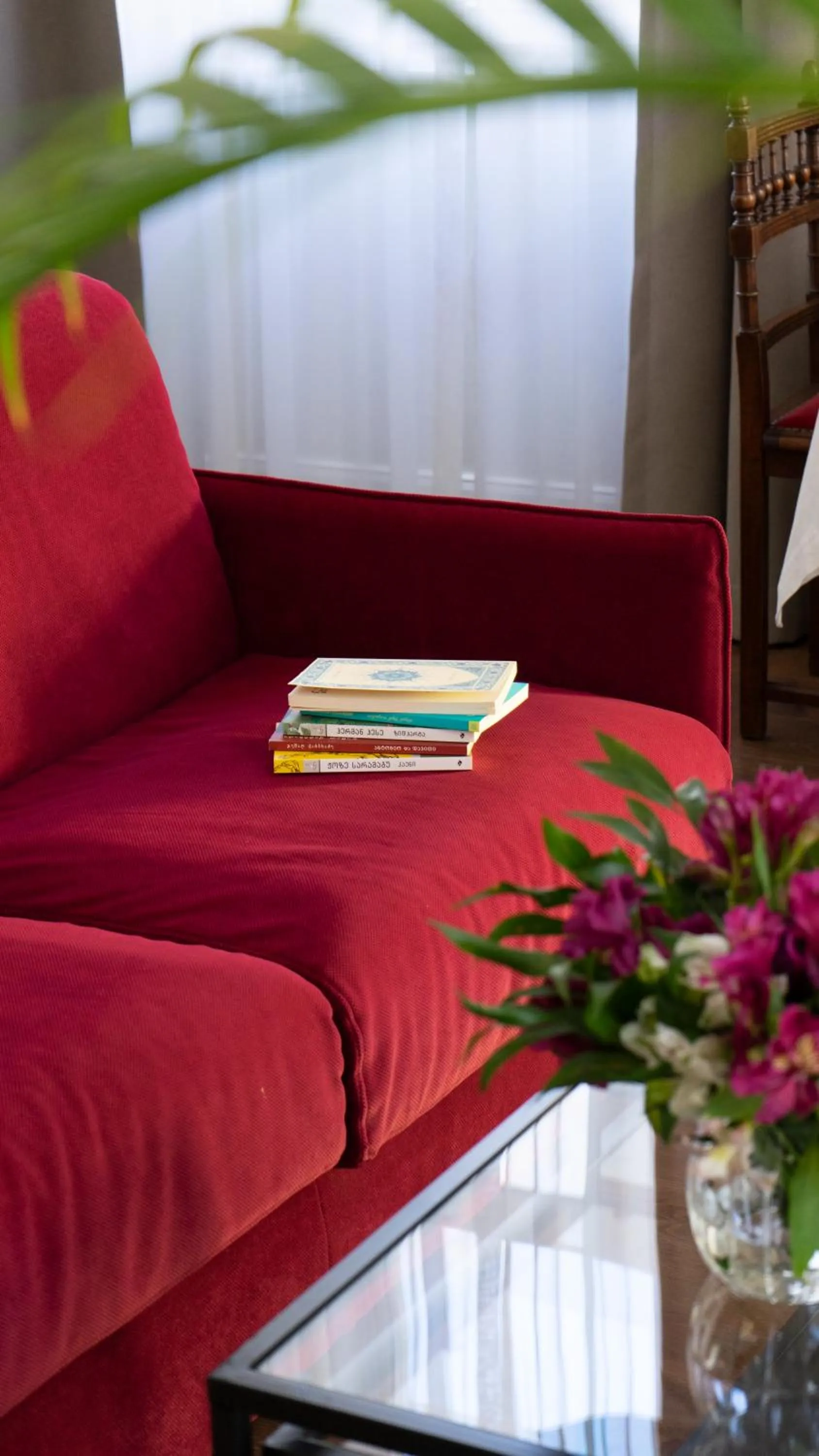 Living room in TIFLIS OPERA Aparthotel