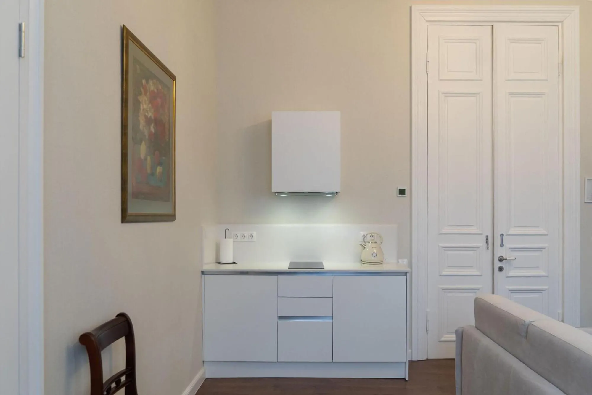 Kitchen or kitchenette in TIFLIS OPERA Aparthotel