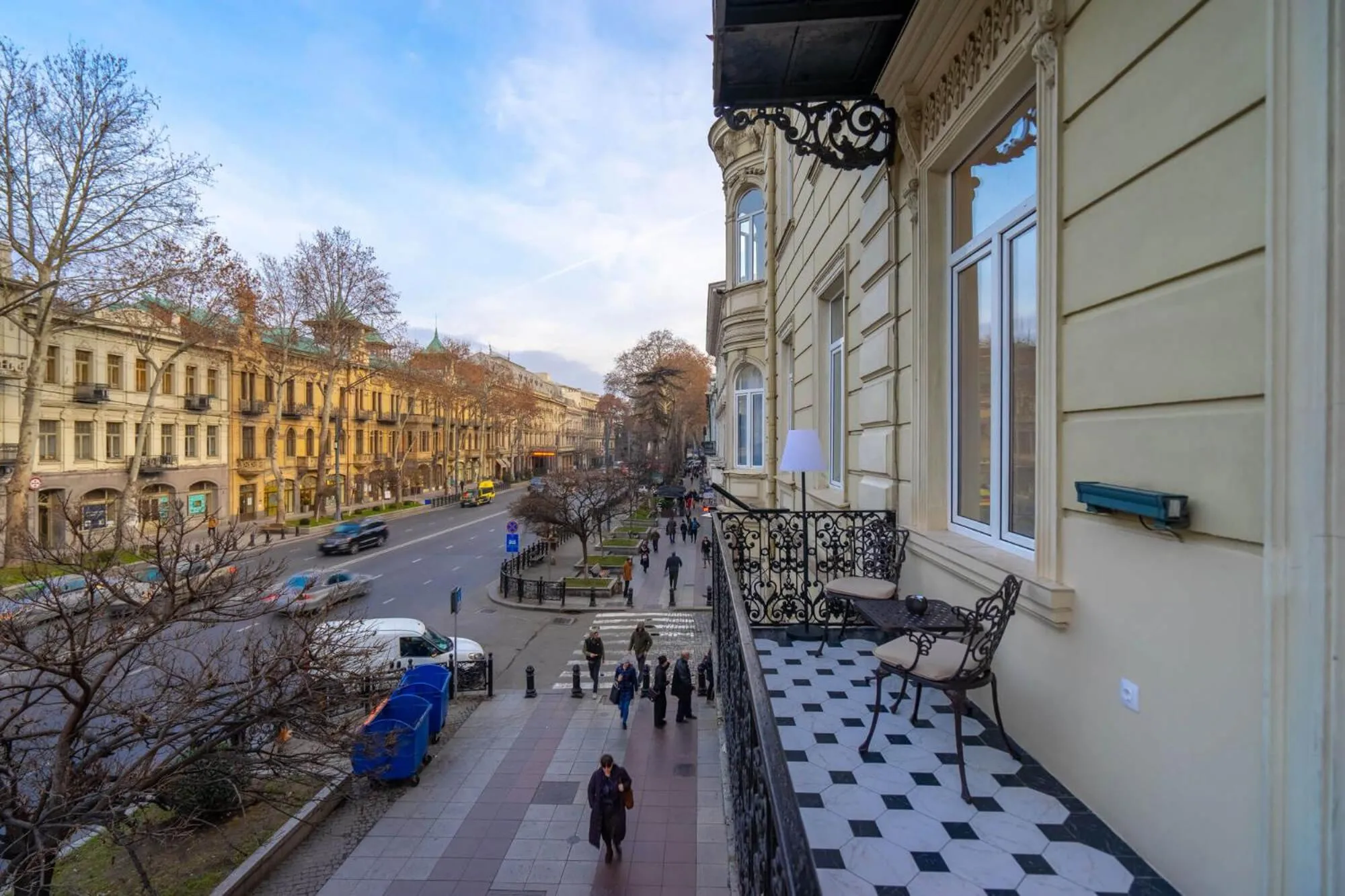 Balcony/Terrace in TIFLIS OPERA Aparthotel