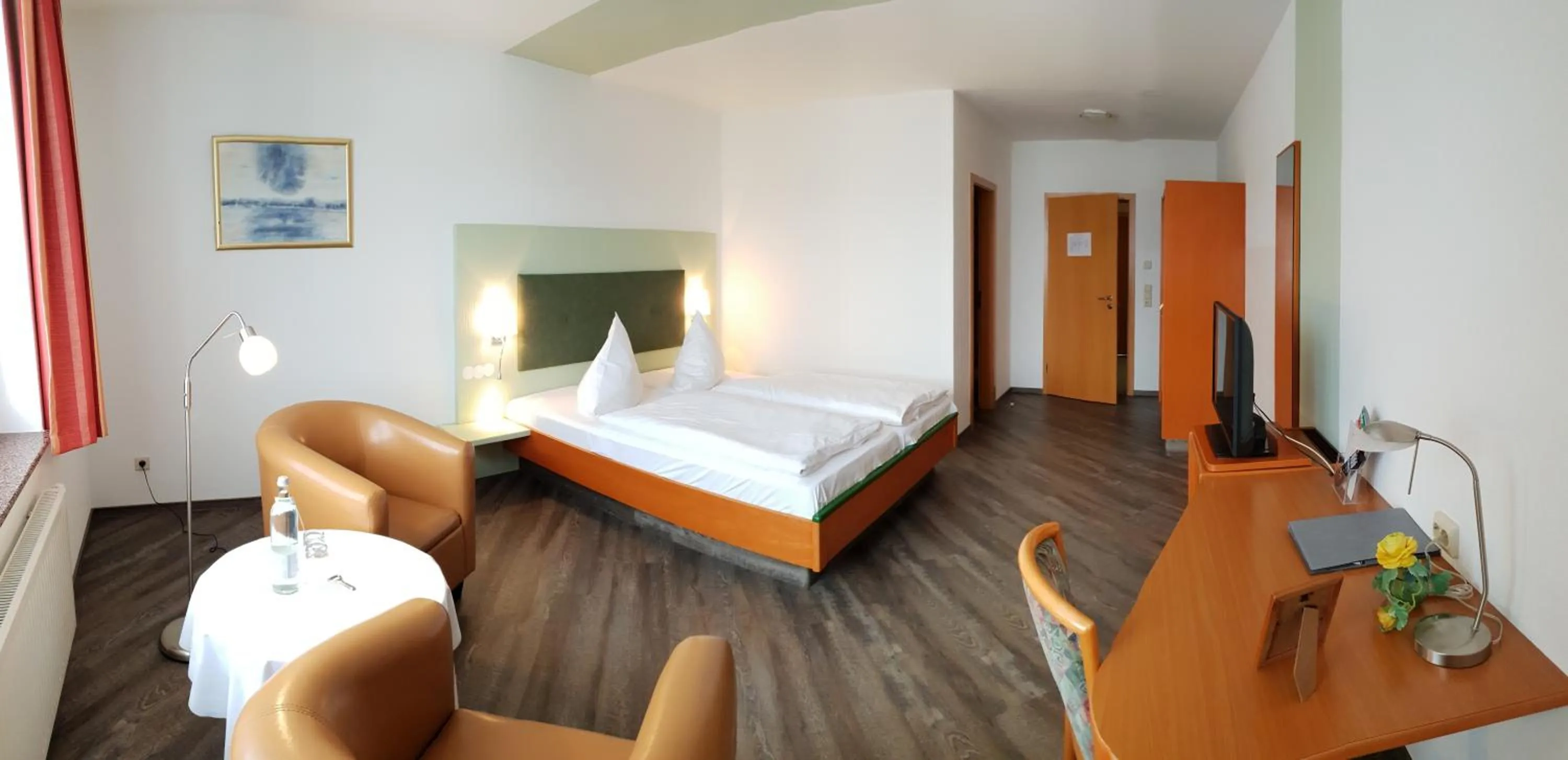 Photo of the whole room, Bed in Hotel Haus am See