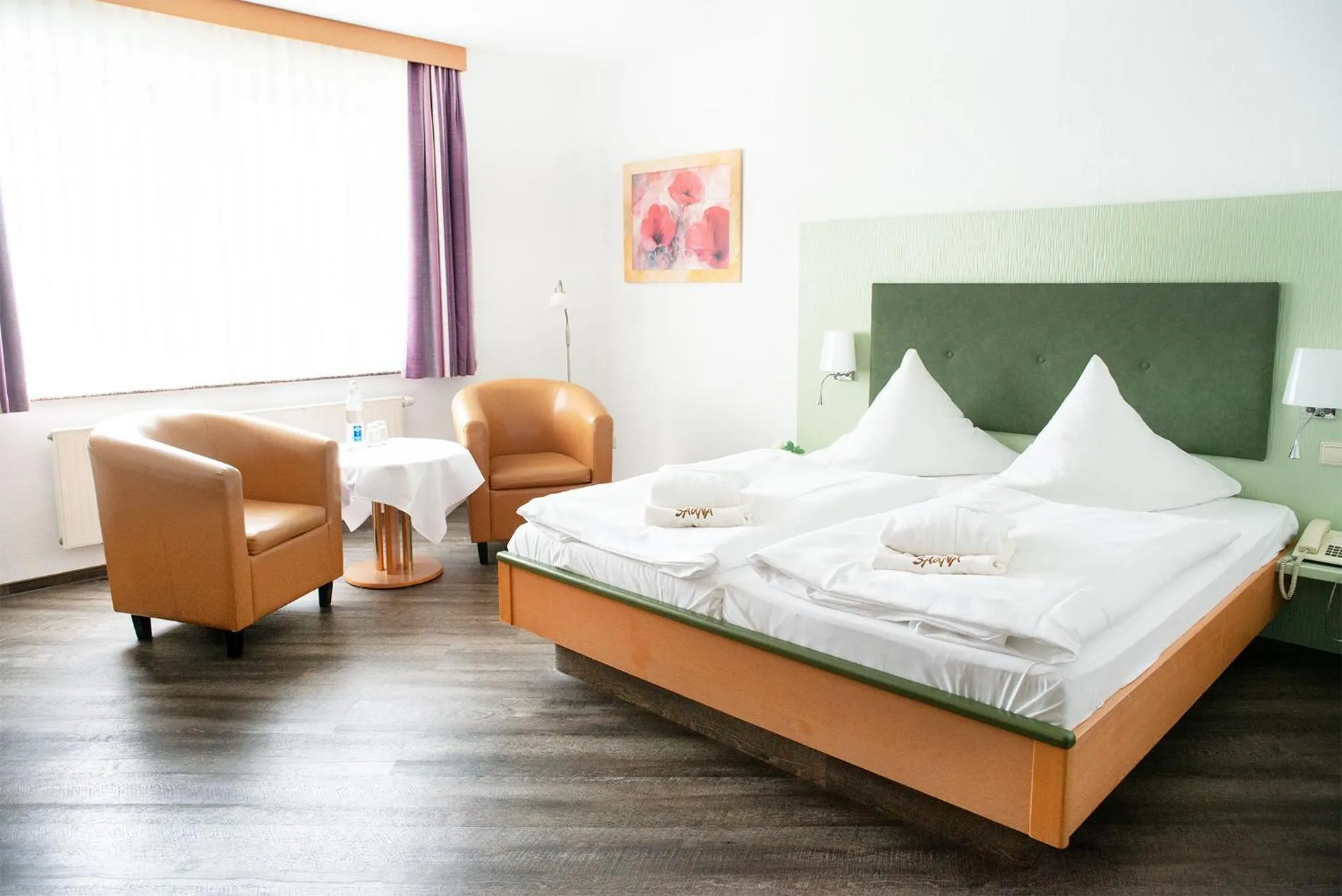Photo of the whole room, Bed in Hotel Haus am See