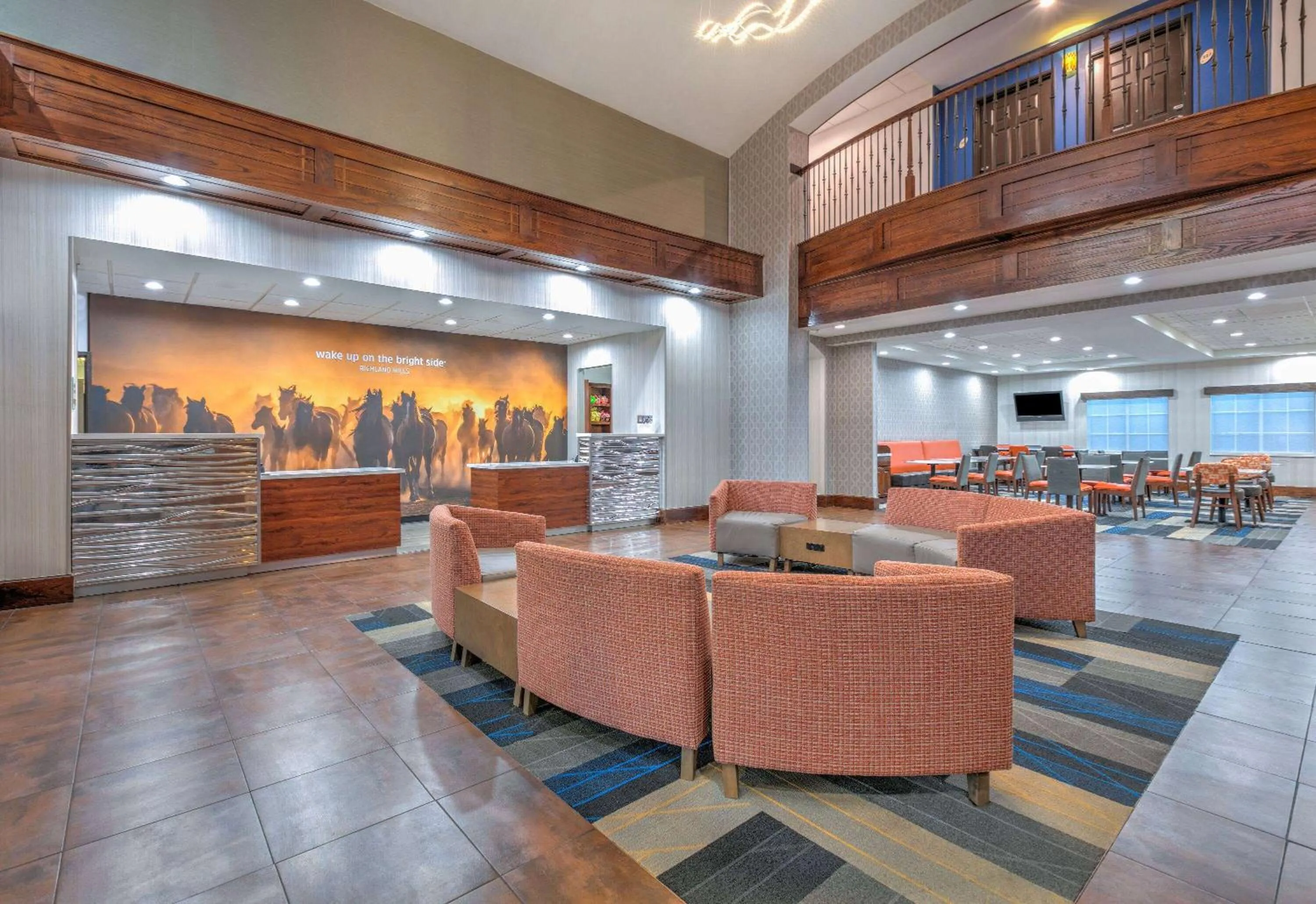 Lobby or reception in La Quinta by Wyndham Fort Worth NE Mall