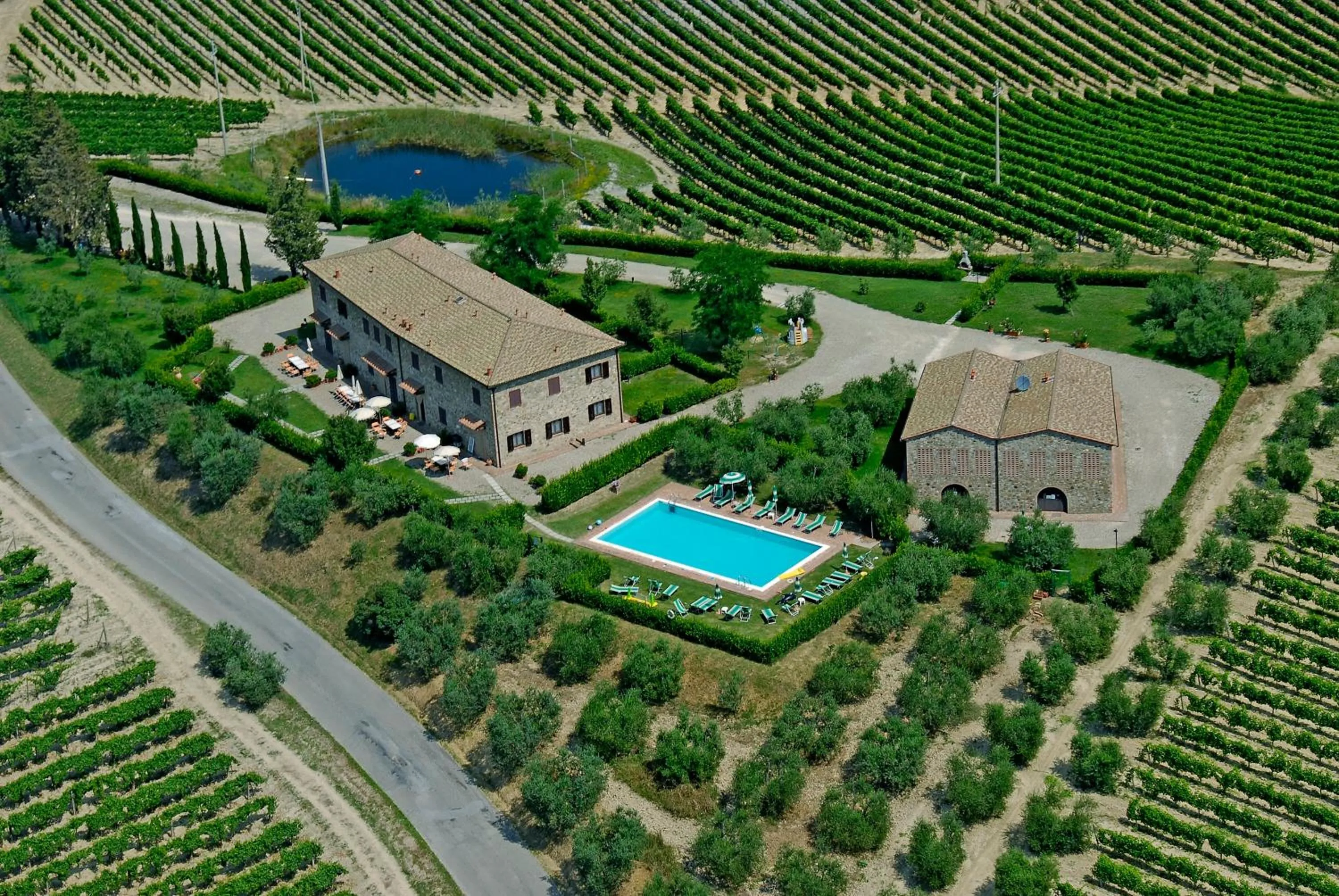 Bird's eye view in Agriturismo Macinatico