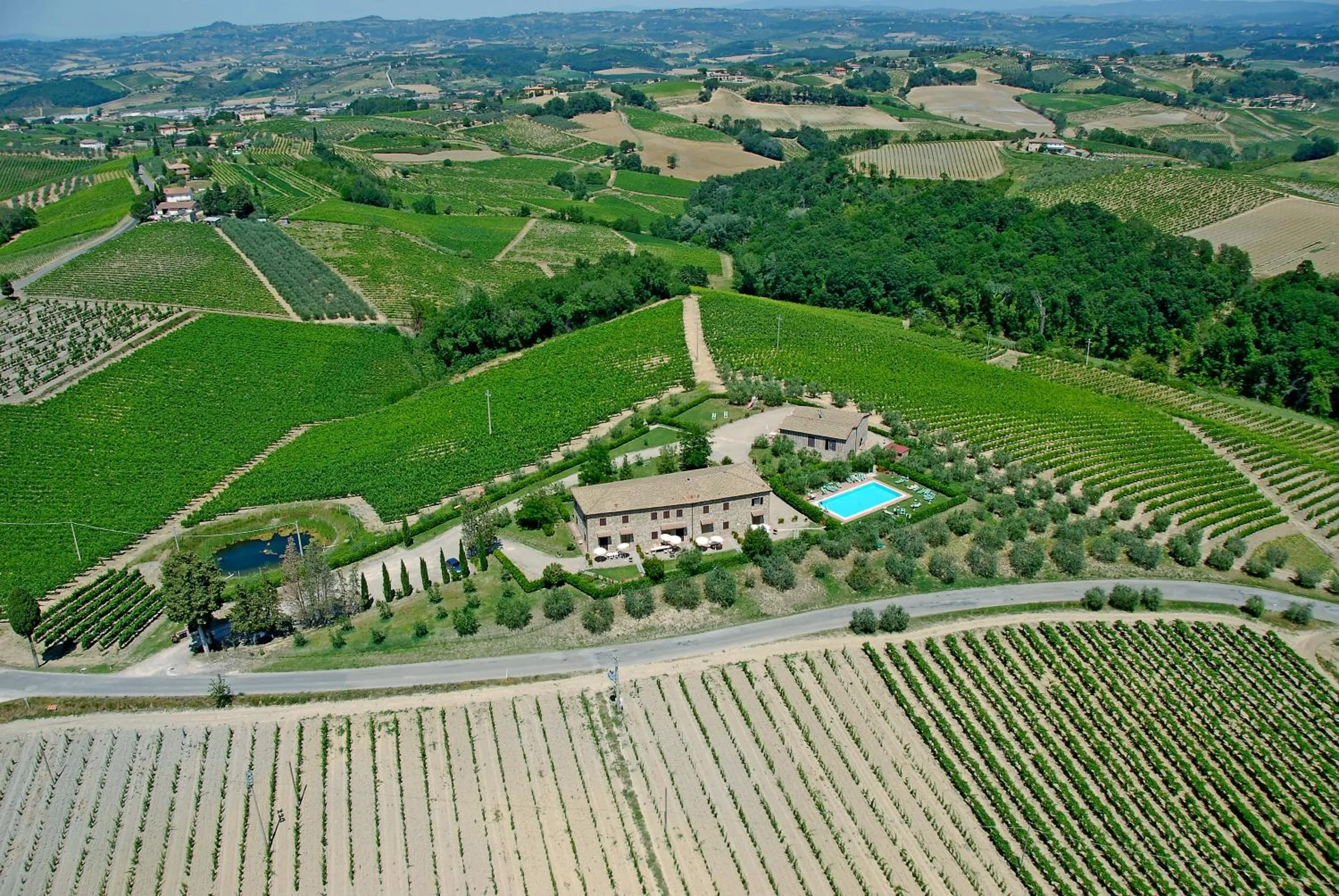 Bird's eye view in Agriturismo Macinatico