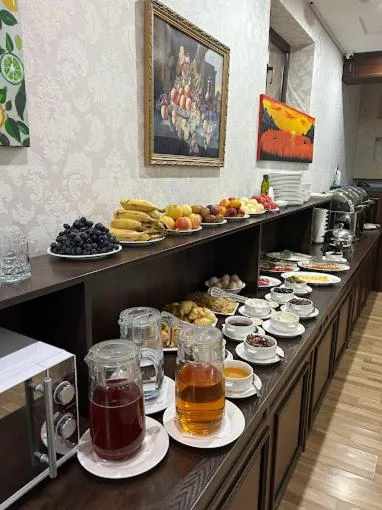 Breakfast in Alliance Hotel Tashkent