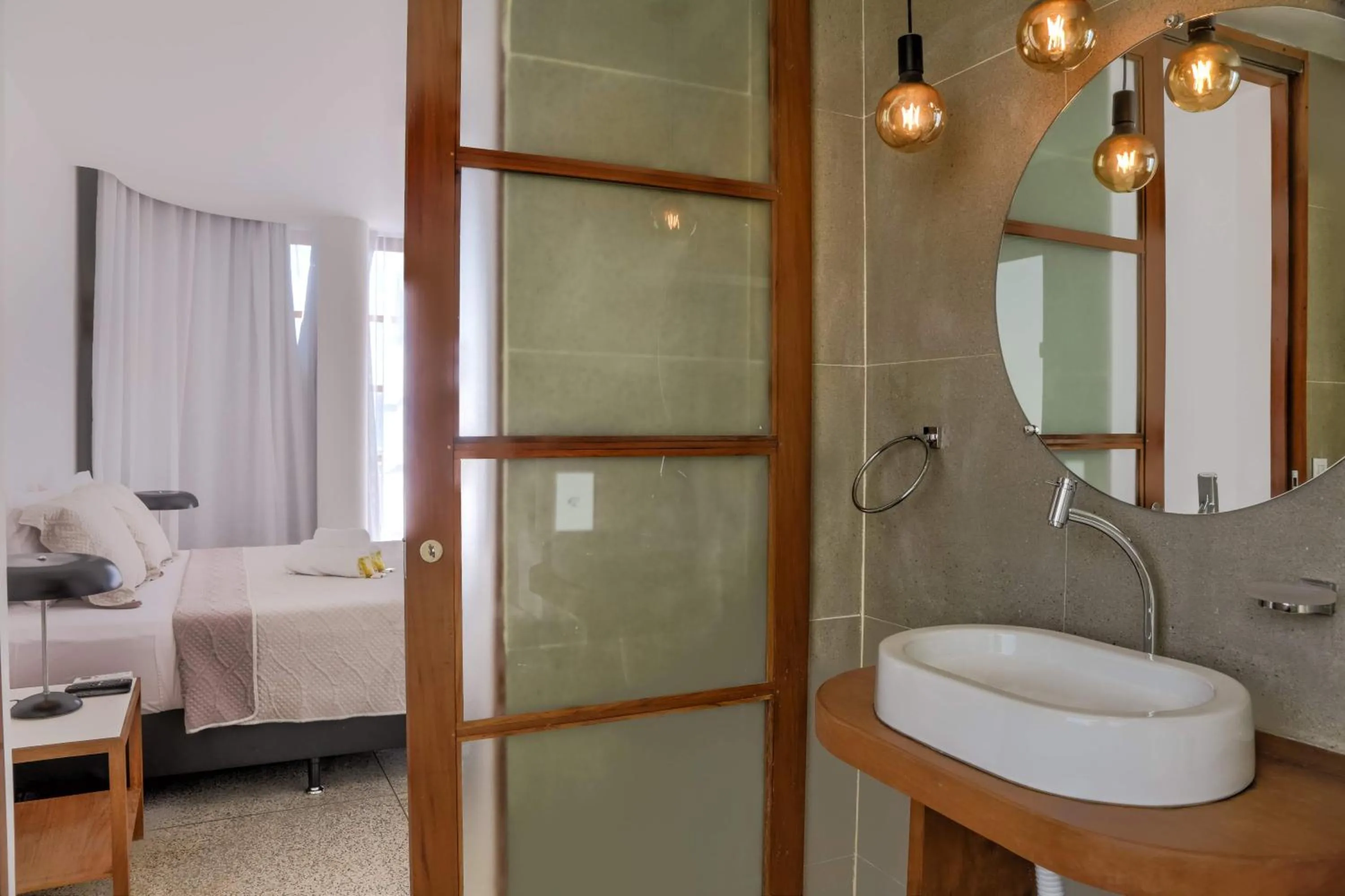 Bathroom, Bed in Orlanova Boutique Hotel