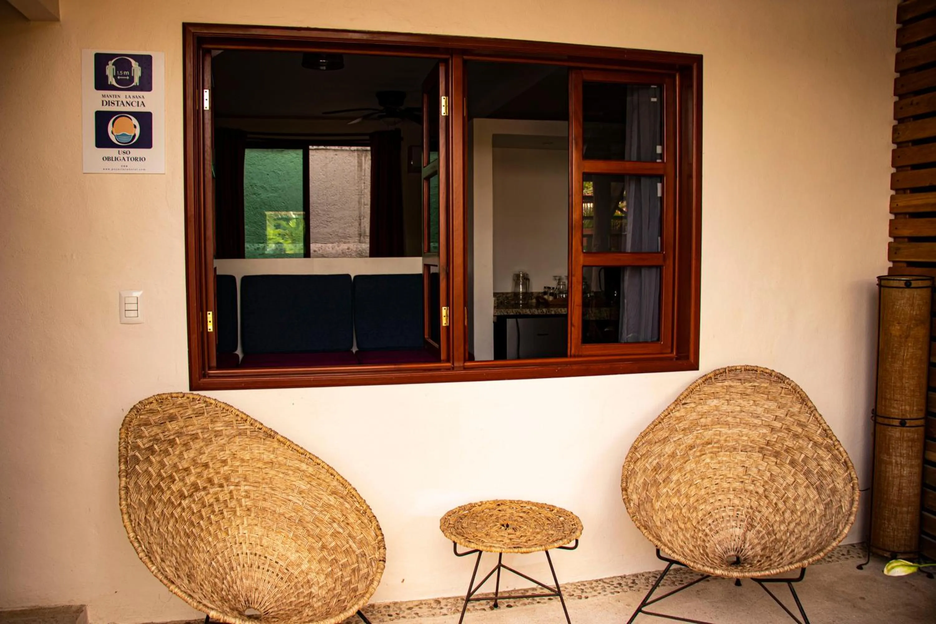 Living room in Poza Clara Sanctuary