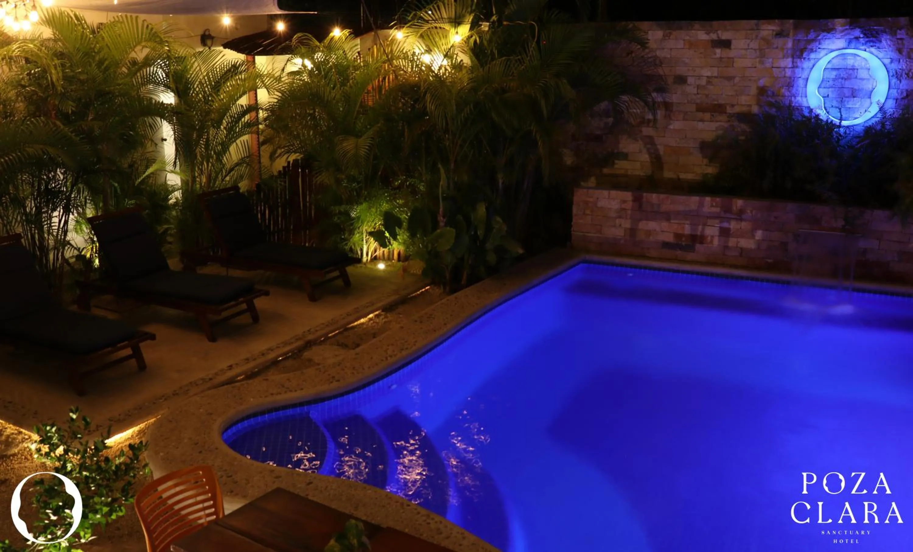 Swimming pool in Poza Clara Sanctuary