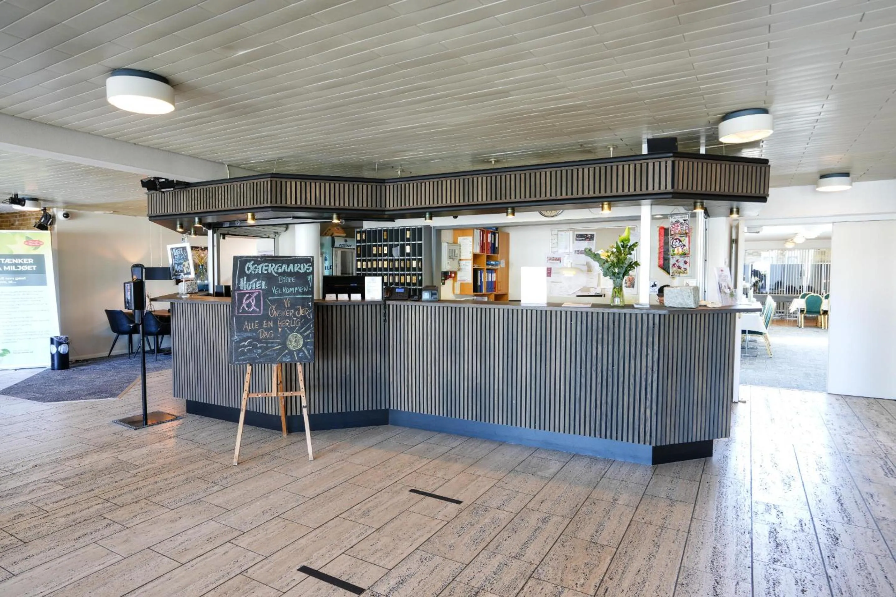 Lobby or reception in Østergaards Hotel