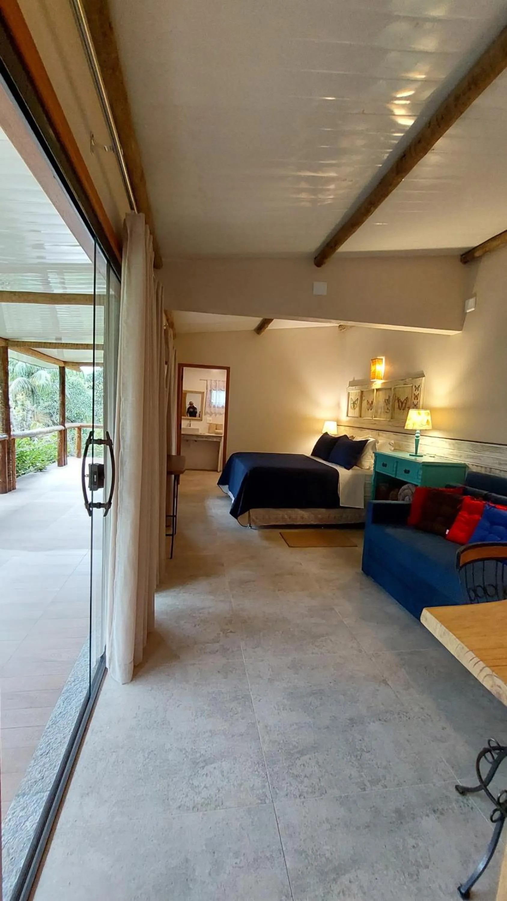 View (from property/room), Bed in Casa no Céu