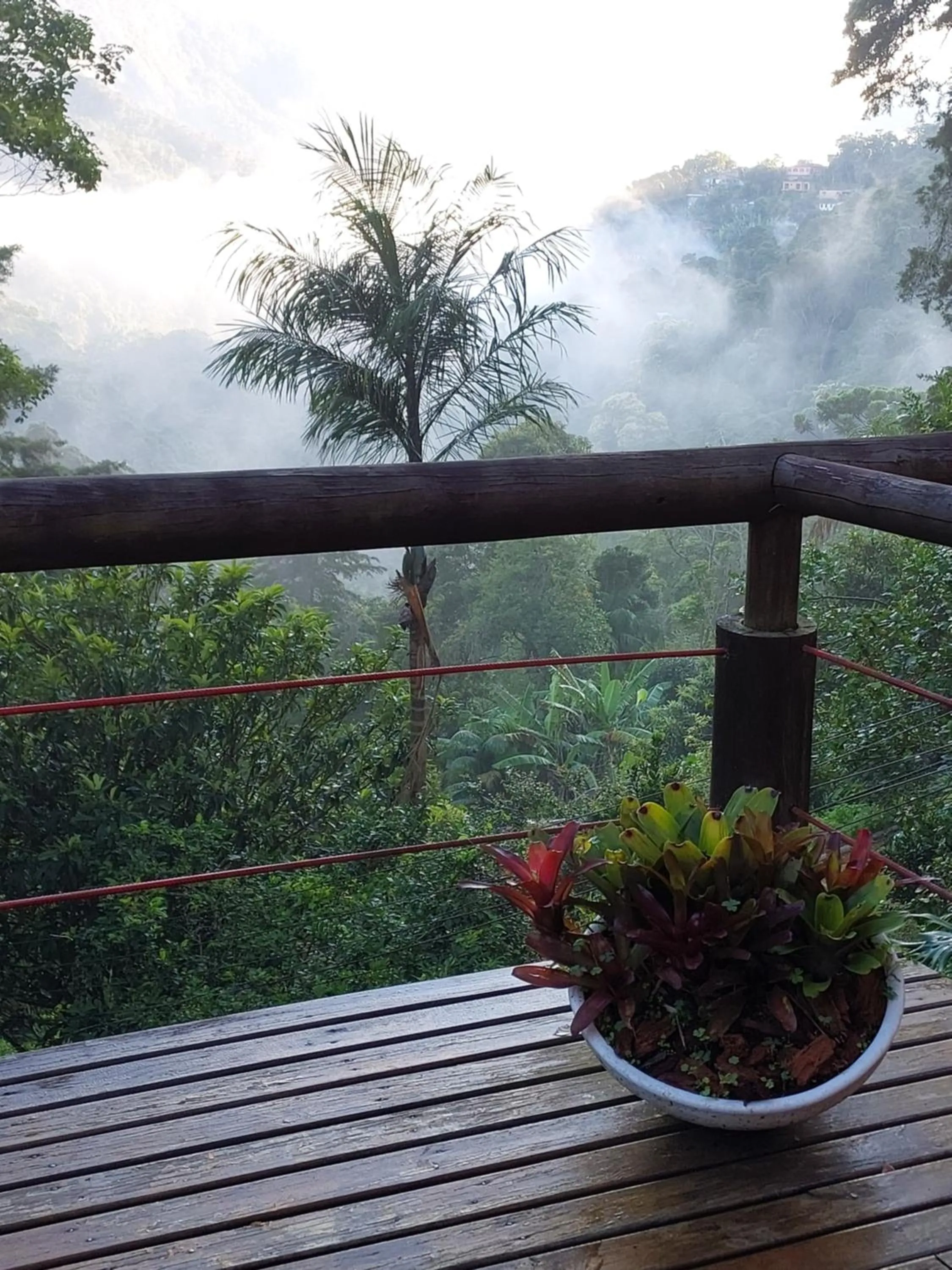 Balcony/Terrace in Casa no Céu