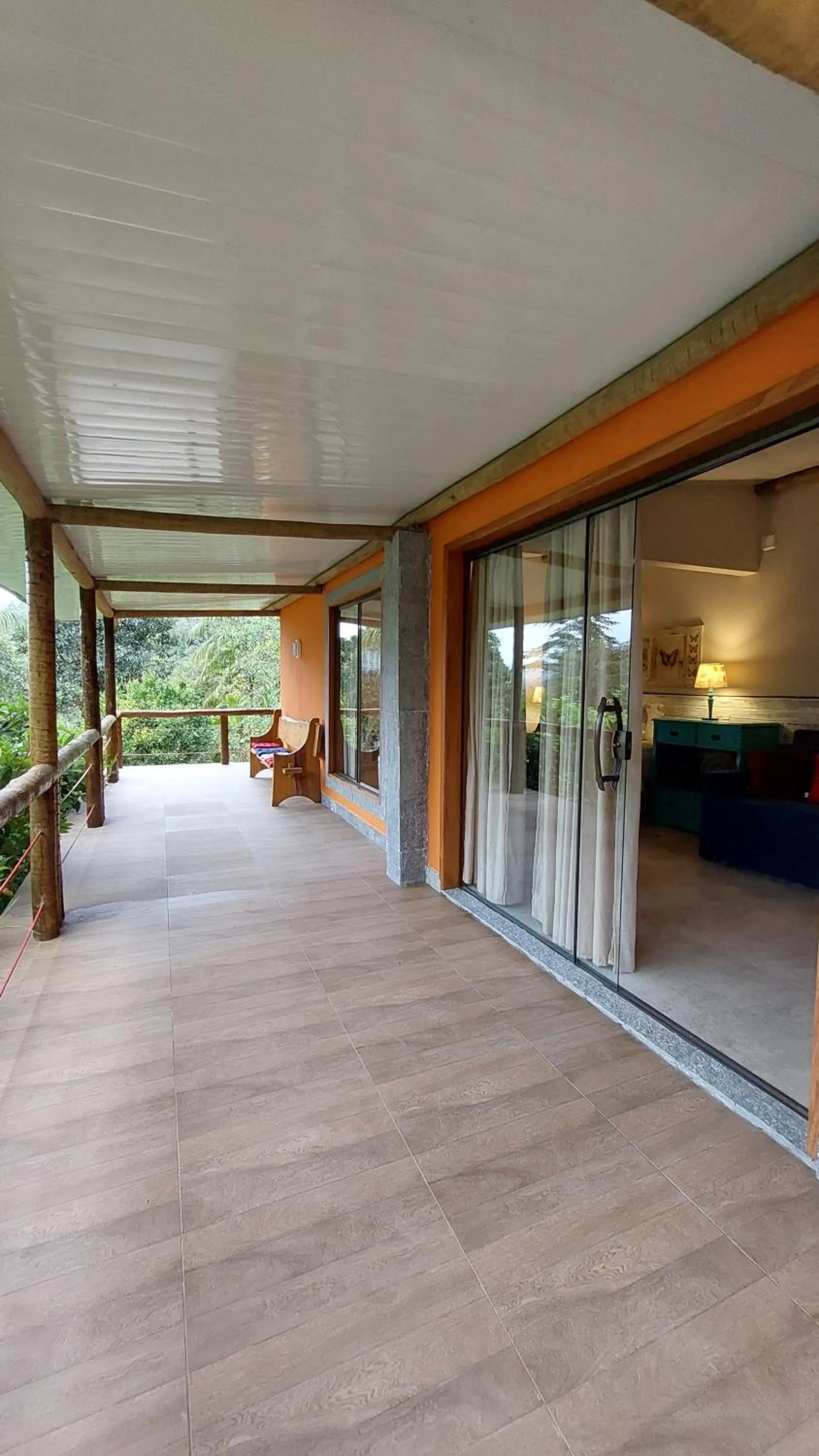 Balcony/Terrace in Casa no Céu