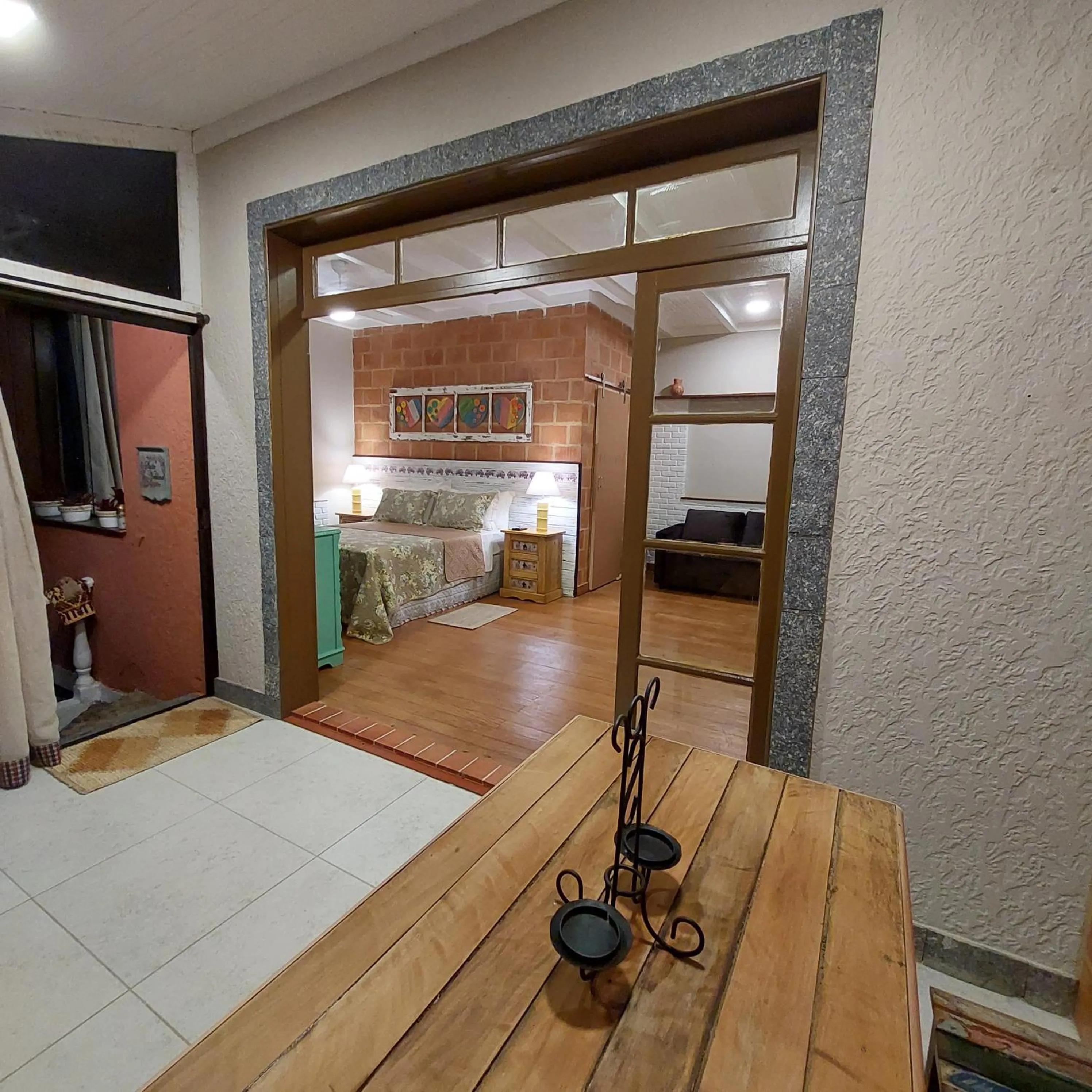 Lobby or reception, Bed in Casa no Céu