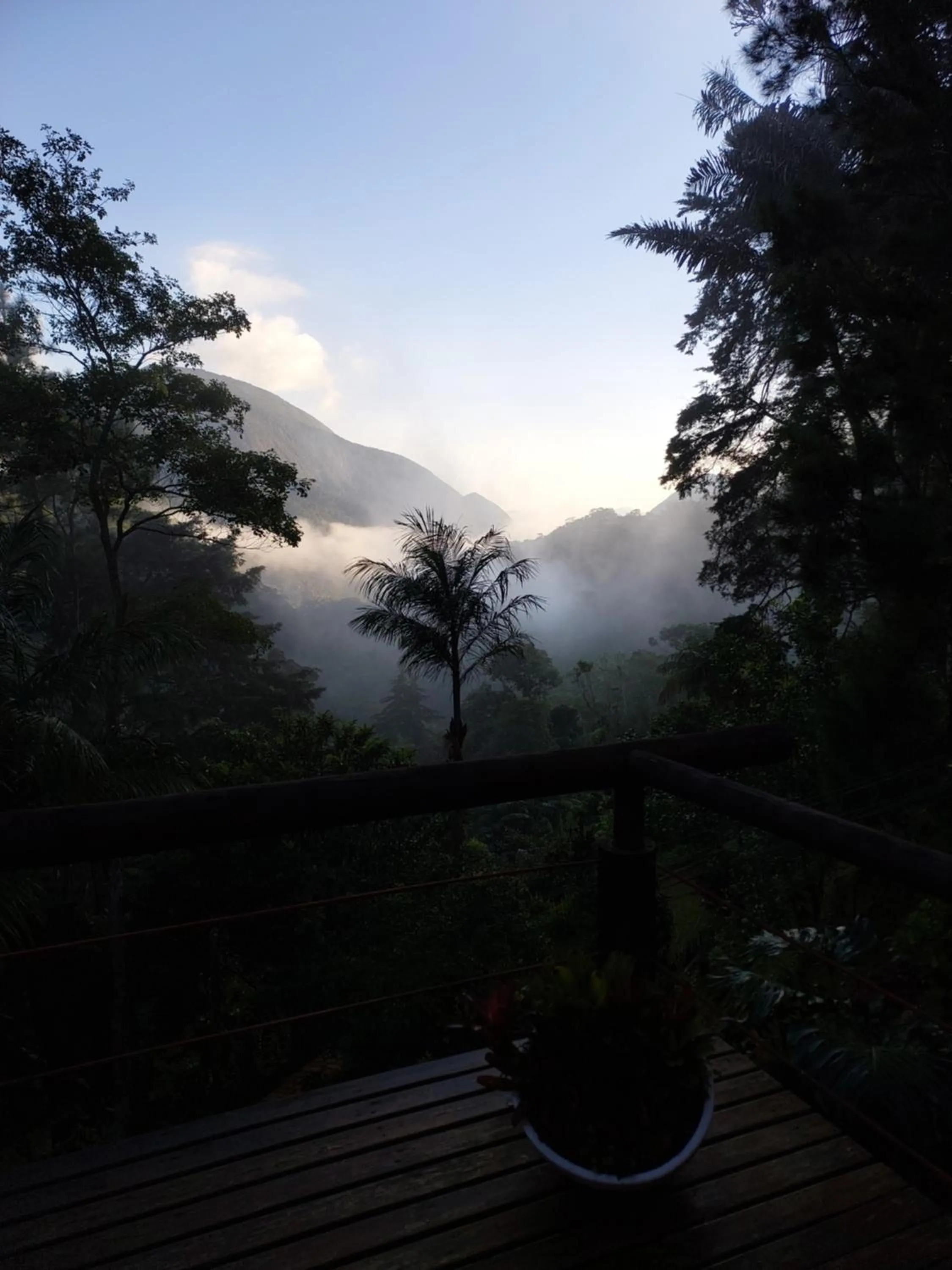 Balcony/Terrace in Casa no Céu