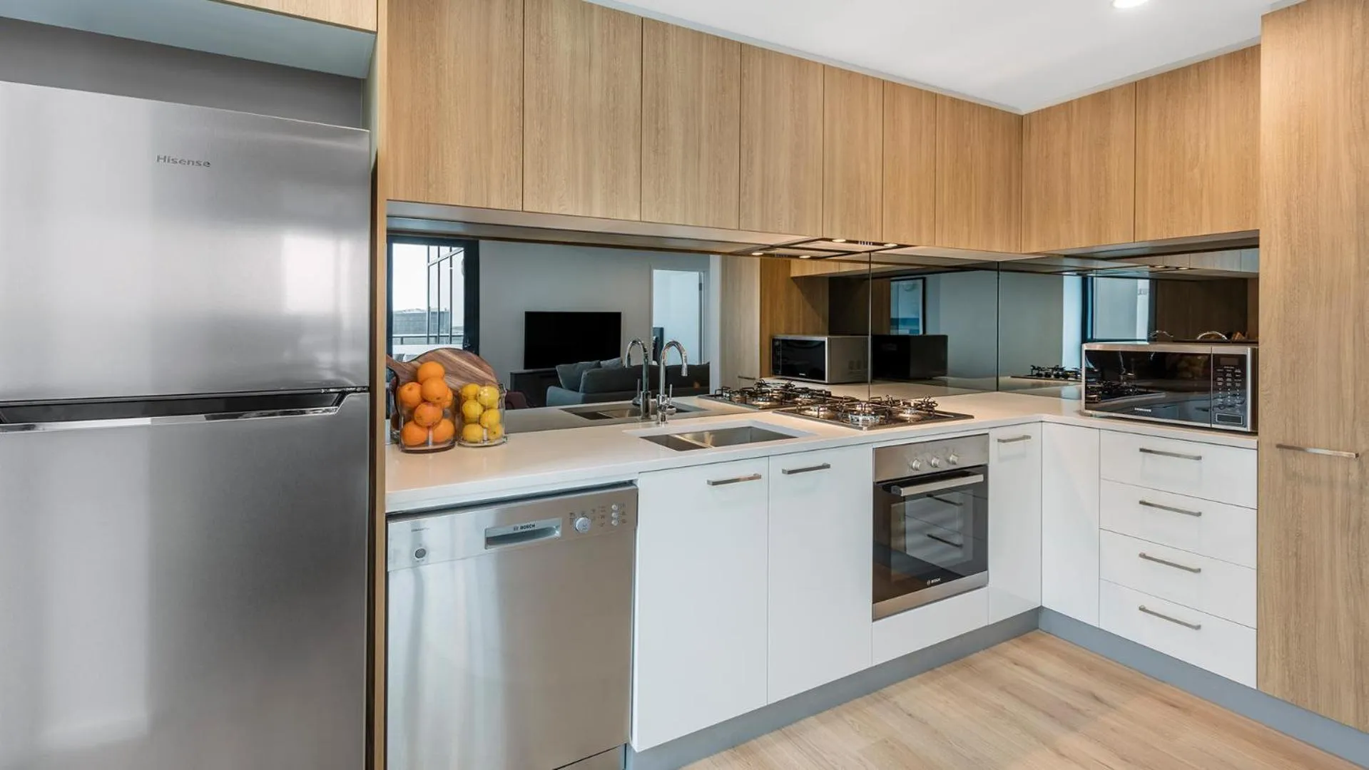 Kitchen or kitchenette in Avani Adelaide Residences