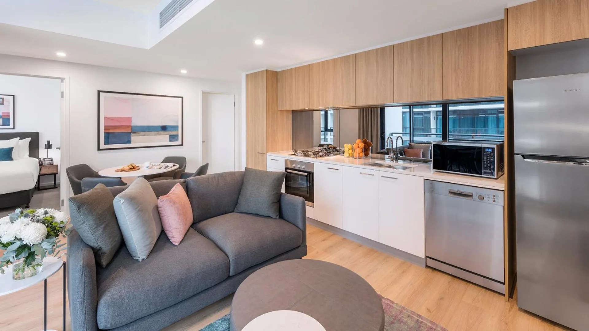 Kitchen or kitchenette in Avani Adelaide Residences