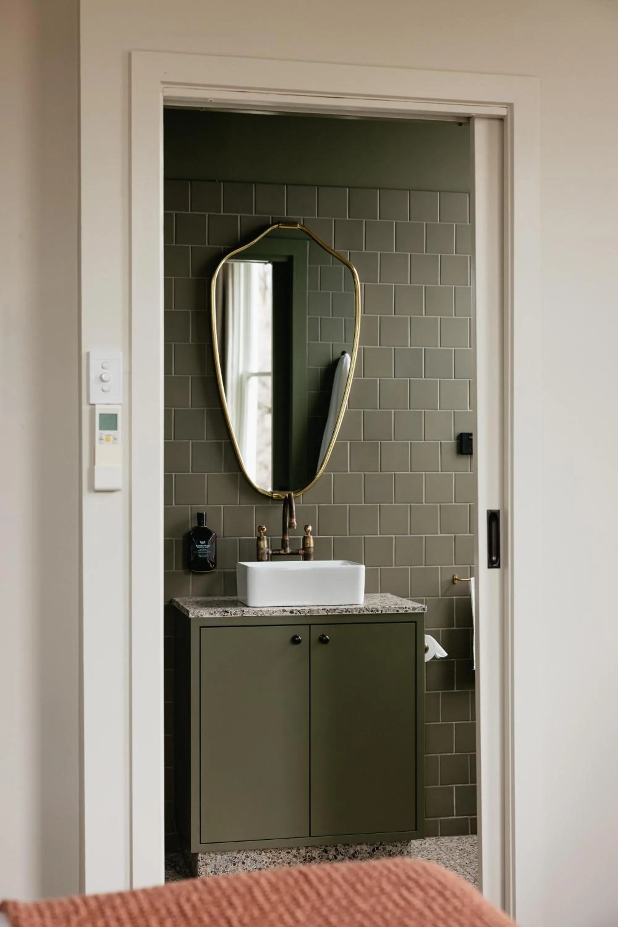 Bathroom in Naughtons Hotel