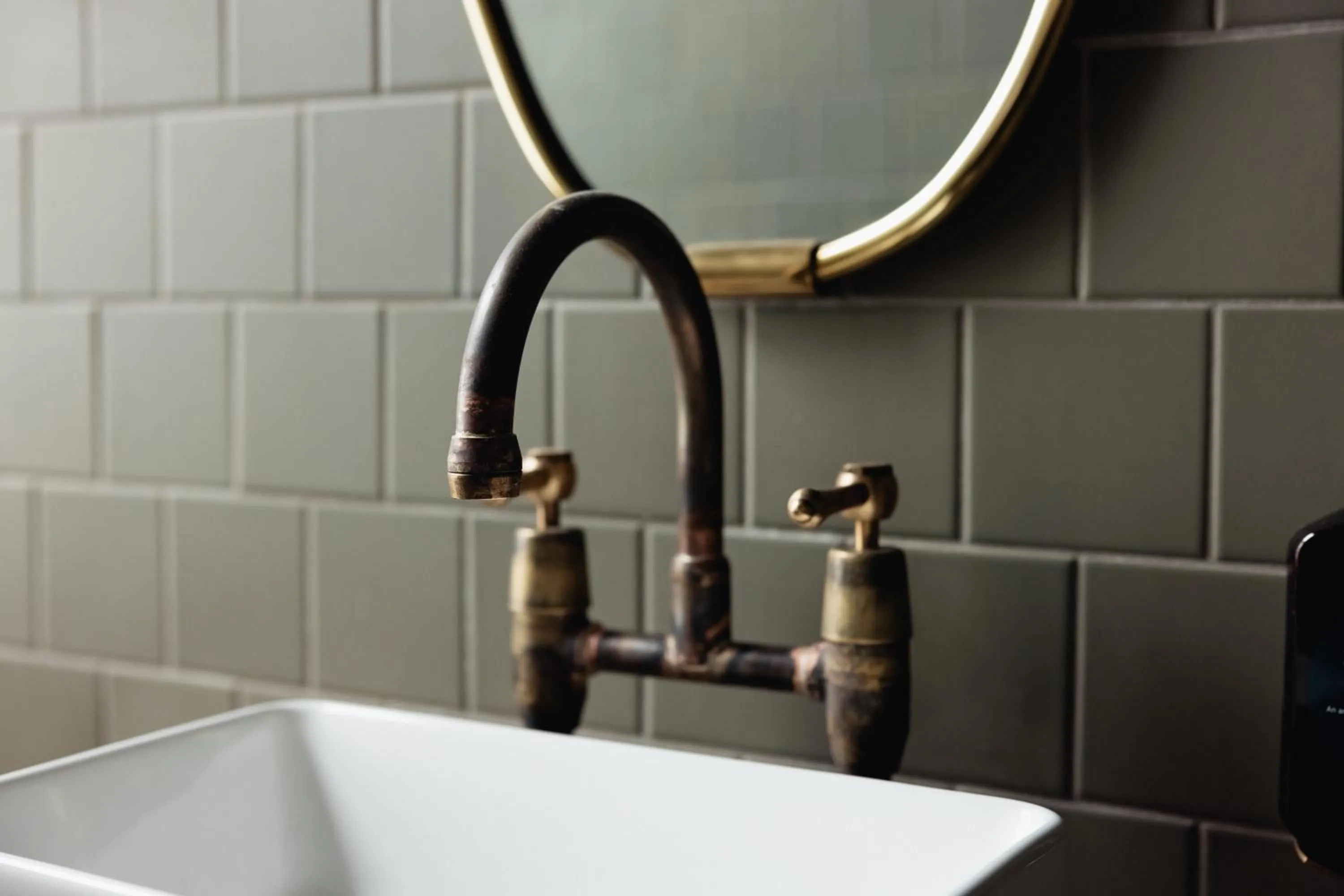 Bathroom in Naughtons Hotel